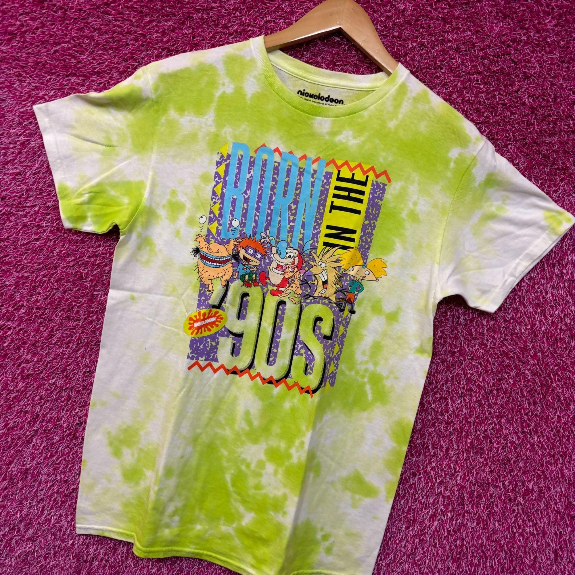 Nickelodeon Nickelodeon Born In The 90s tiedye Tshirt size medium Size US M / EU 48-50 / 2 - 3 Thumbnail