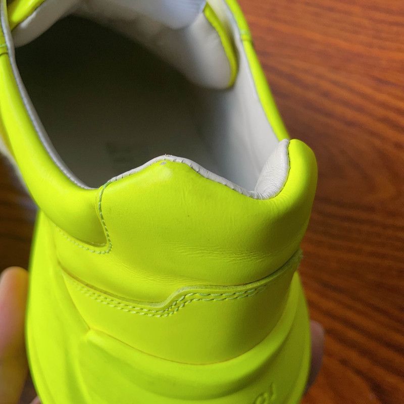 Gucci Gucci Rhyton Leather Yellow Low-Top Sneakers - Size US 10.5 / EU 43-44 - 4 Thumbnail