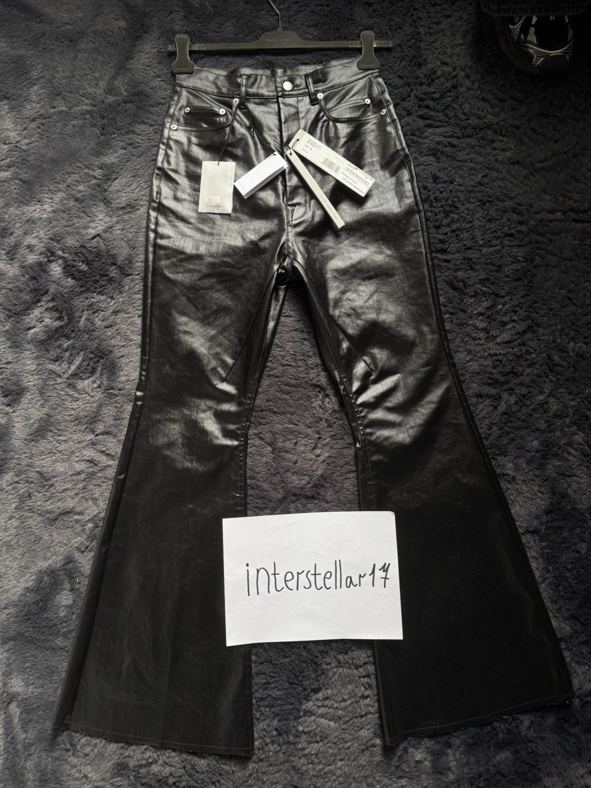 Rick Owens Black Bolan Bootcut Jeans