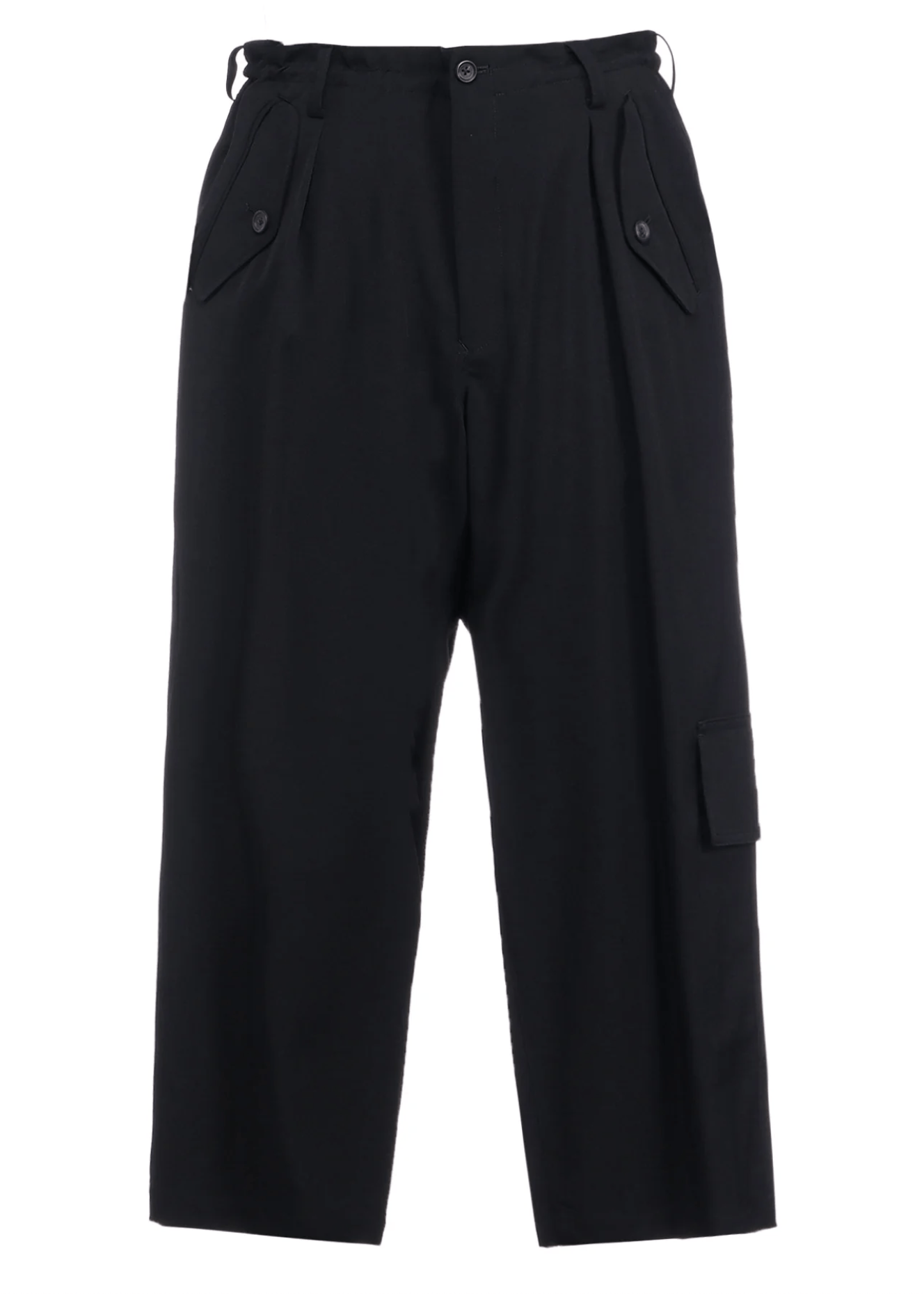 Yohji Yamamoto Yohji Yamamoto Pour Homme - W/GABARDINE FRONT TUCK PANTS Size US 30 / EU 46 - 19 Thumbnail