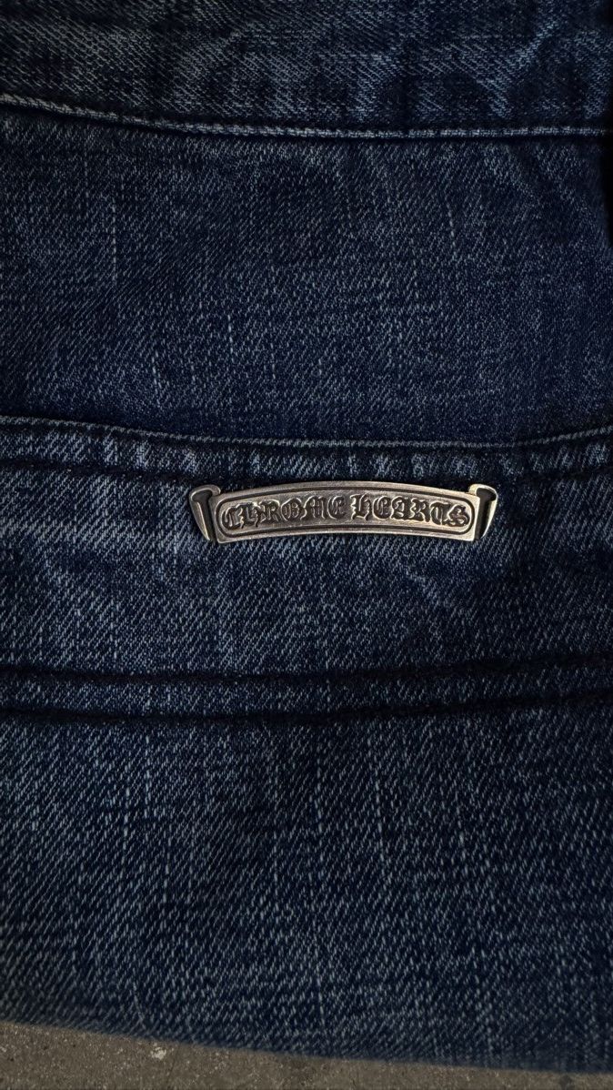 Chrome Hearts RARE!!Chrome Hearts Turbo Diesel Cross Patch Carpenter Jeans Size US 32 / EU 48 - 8 Thumbnail