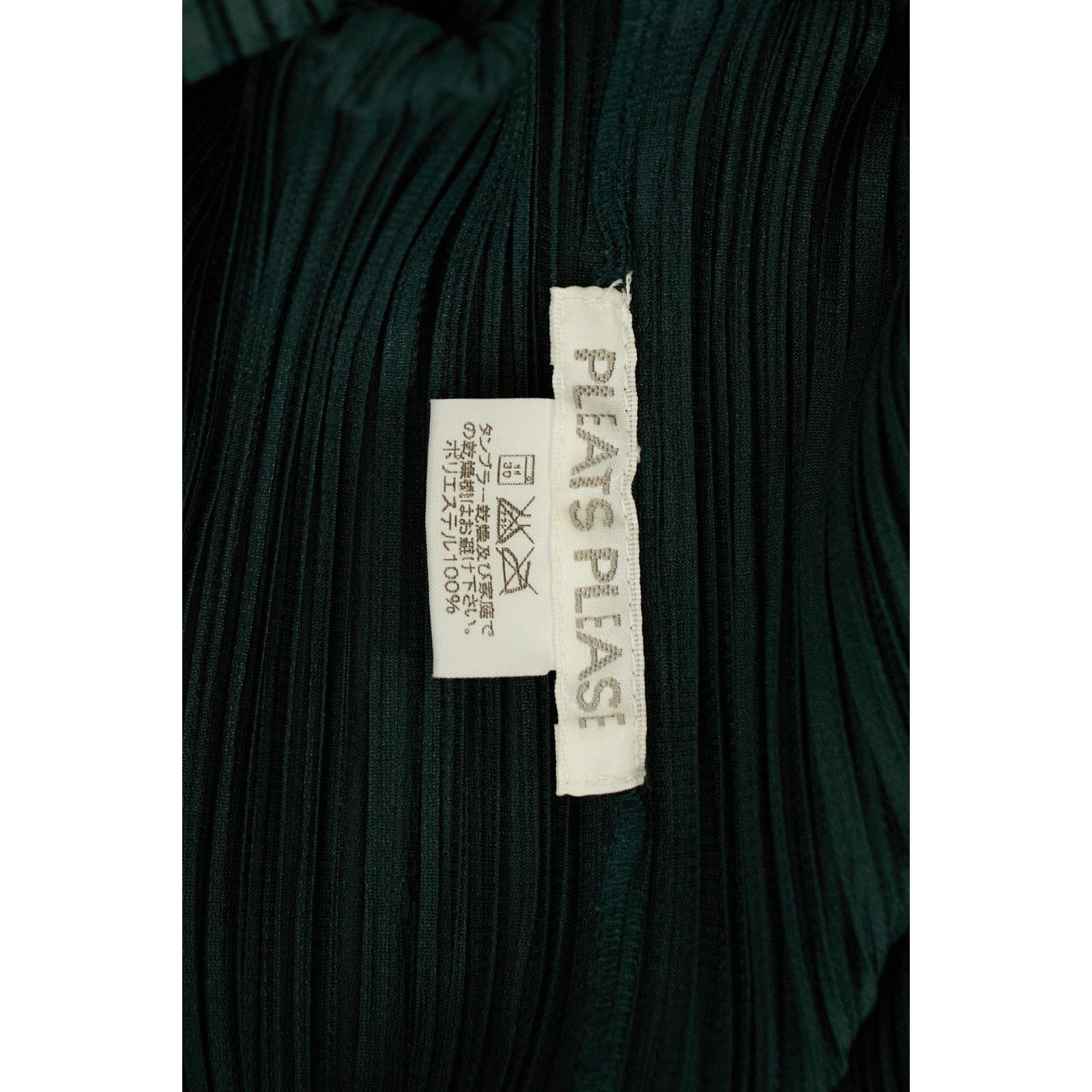 Issey Miyake Pleats Please Green Top Size L / US 10 / IT 46 - 4 Thumbnail