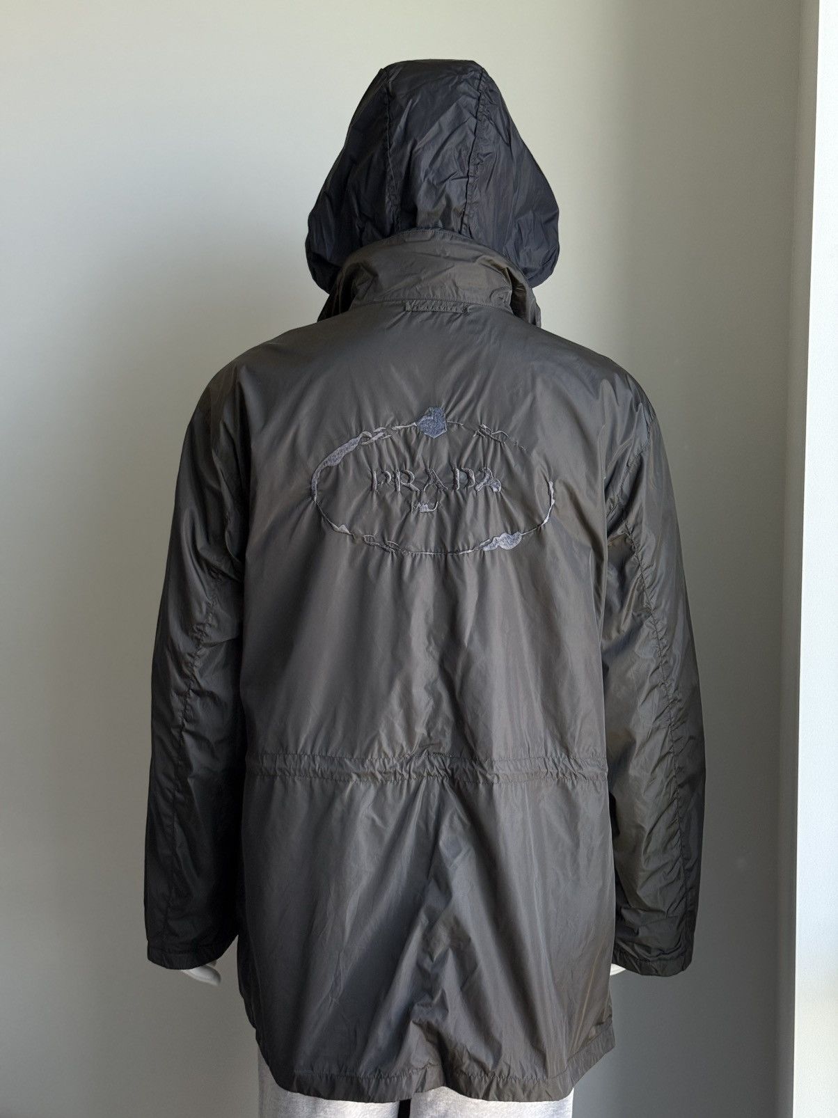 Prada Prada Reversible jacket Big Logo Nylon Size US XXL / EU 58 / 5 - 1 Thumbnail