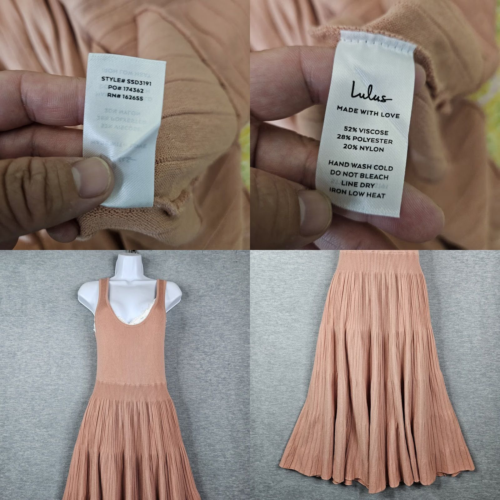 Lulus Lulus Women's Dusty Rose Ribbed Midi Sleeveless Sweater Dress S Size S / US 4 / IT 40 - 8 Thumbnail