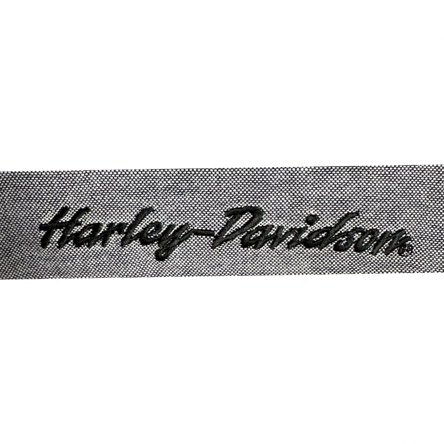 Harley Davidson Harley-Davidson Shirt Mens XL Gray Oxford Button-Down Long Sleeve Pocket Logo Size US XL / EU 56 / 4 - 6 Thumbnail