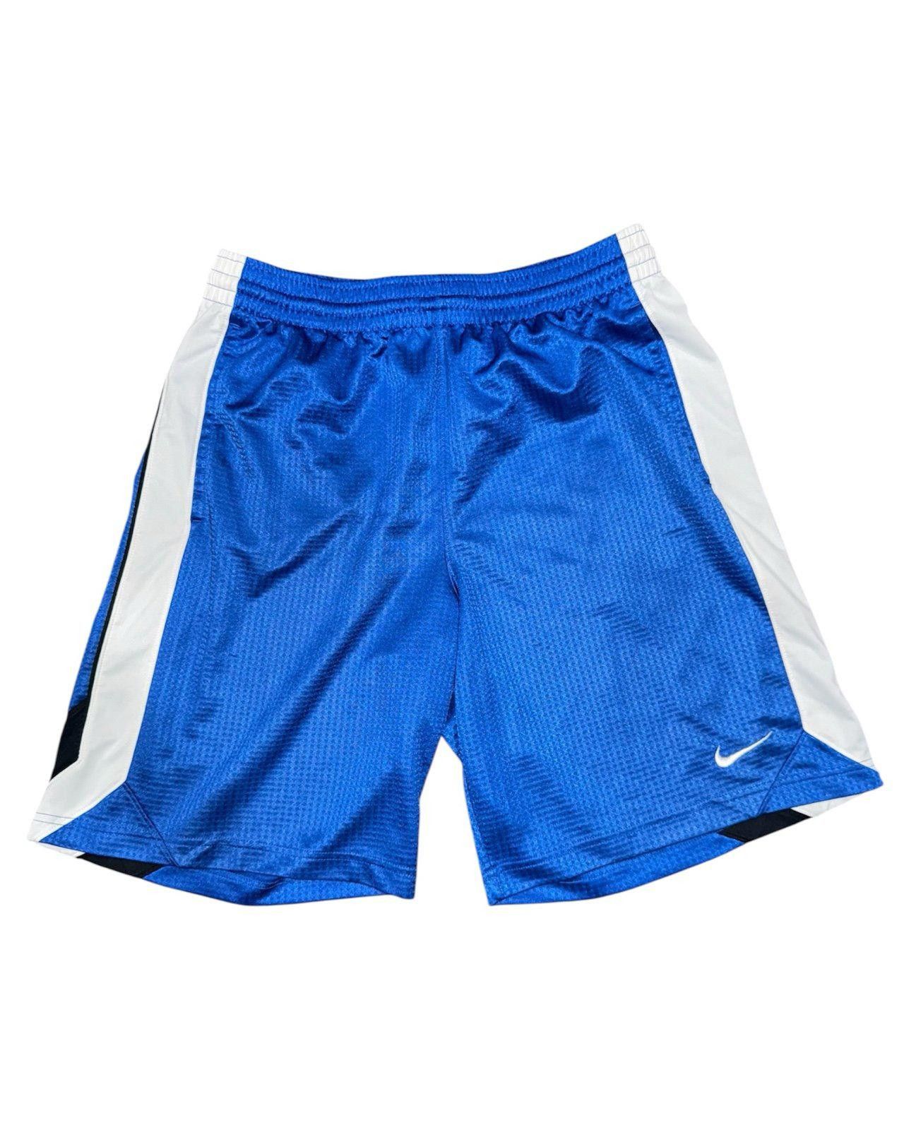 Nike Nike Hoop Shorts Mens Sz M Cobalt Blue Shiny Silky Rare Size US 32 / EU 48 - 1 Thumbnail
