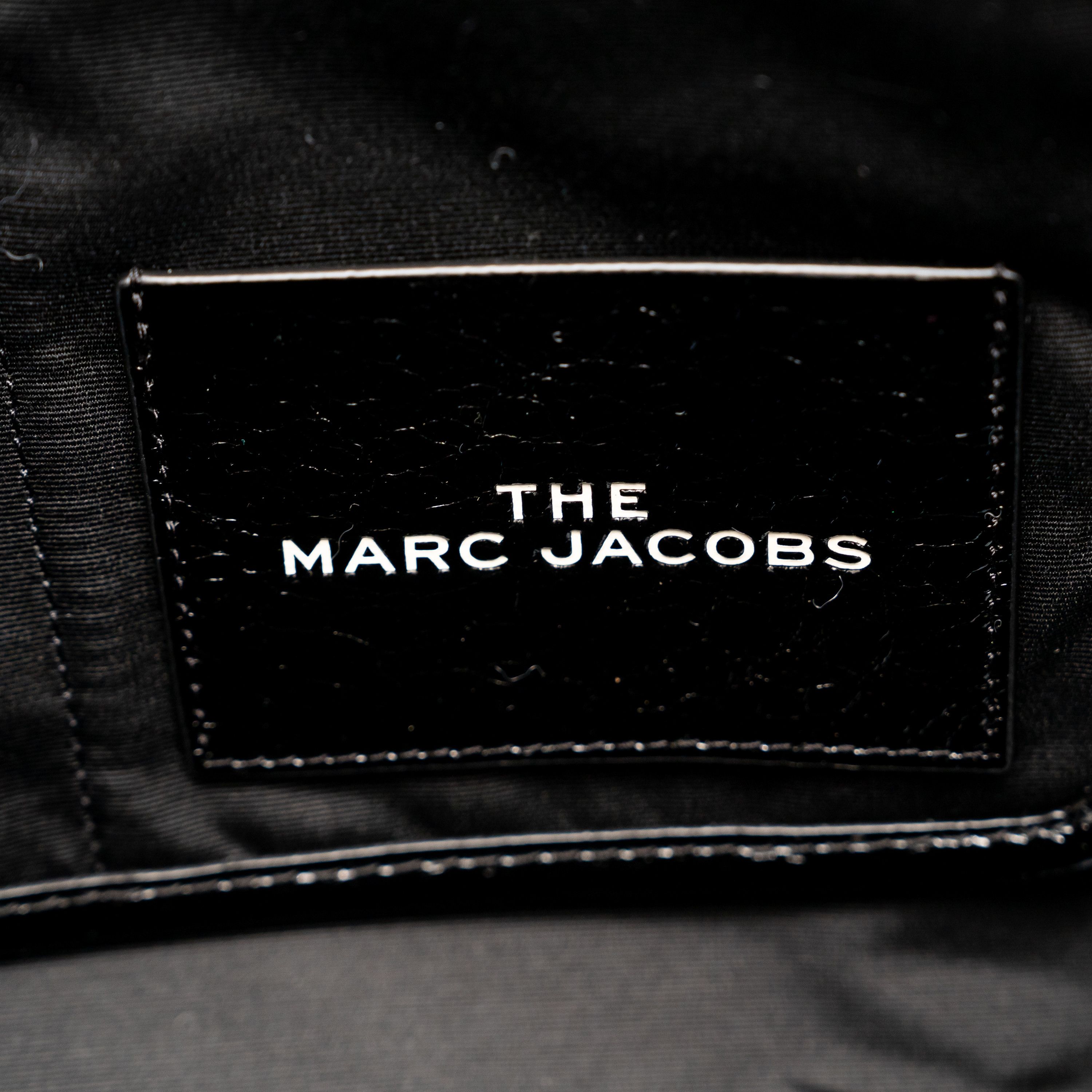Marc Jacobs Marc Jacobs Crinkle Leather Shearling Tote Bag Large Black Size ONE SIZE - 8 Thumbnail