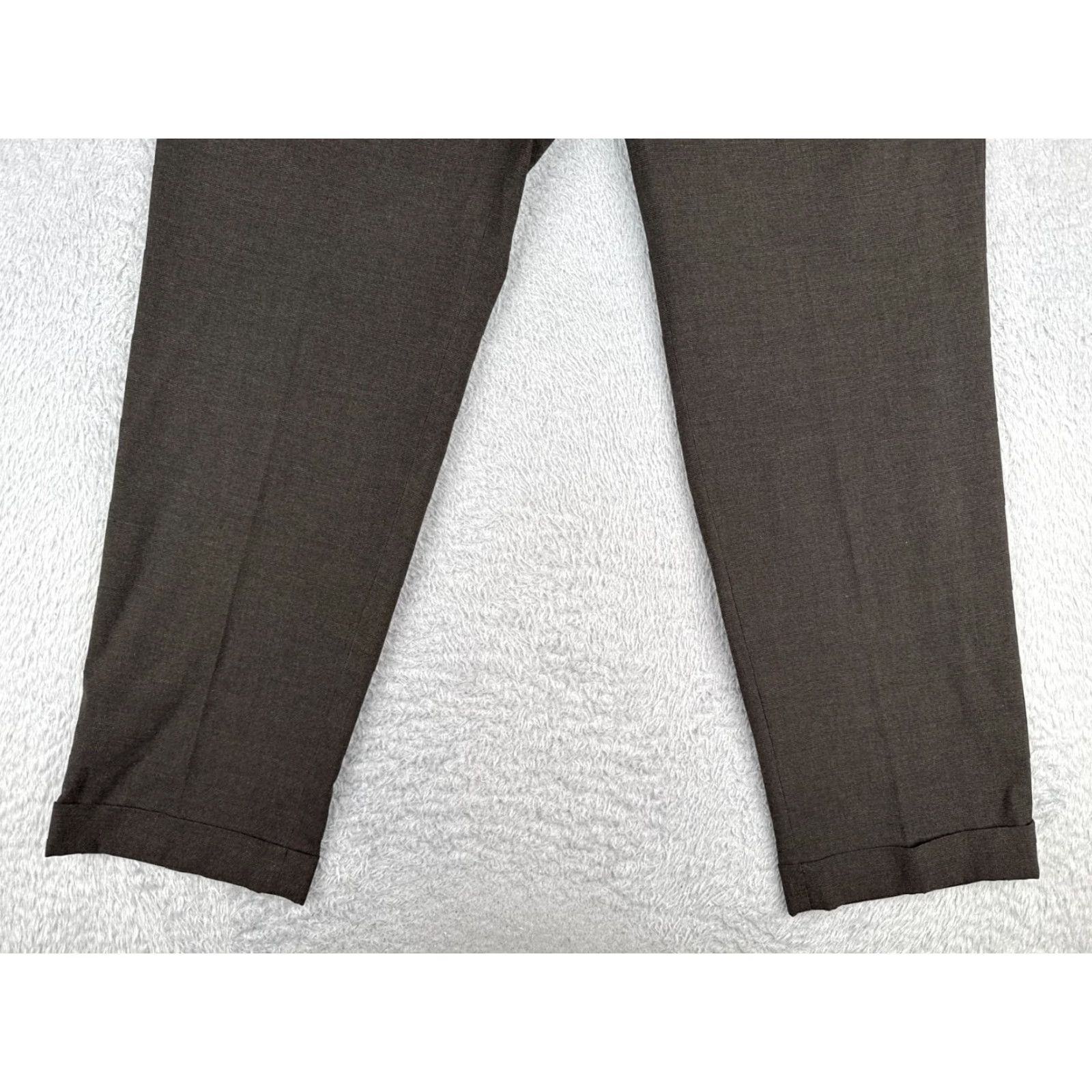 Ralph Lauren Ralph Lauren Pants Mens 38 Gray Plaid Pleated Suit Trouser Poly Rayon RRL Dress Pants Casual Formal Size 38R - 2 Thumbnail
