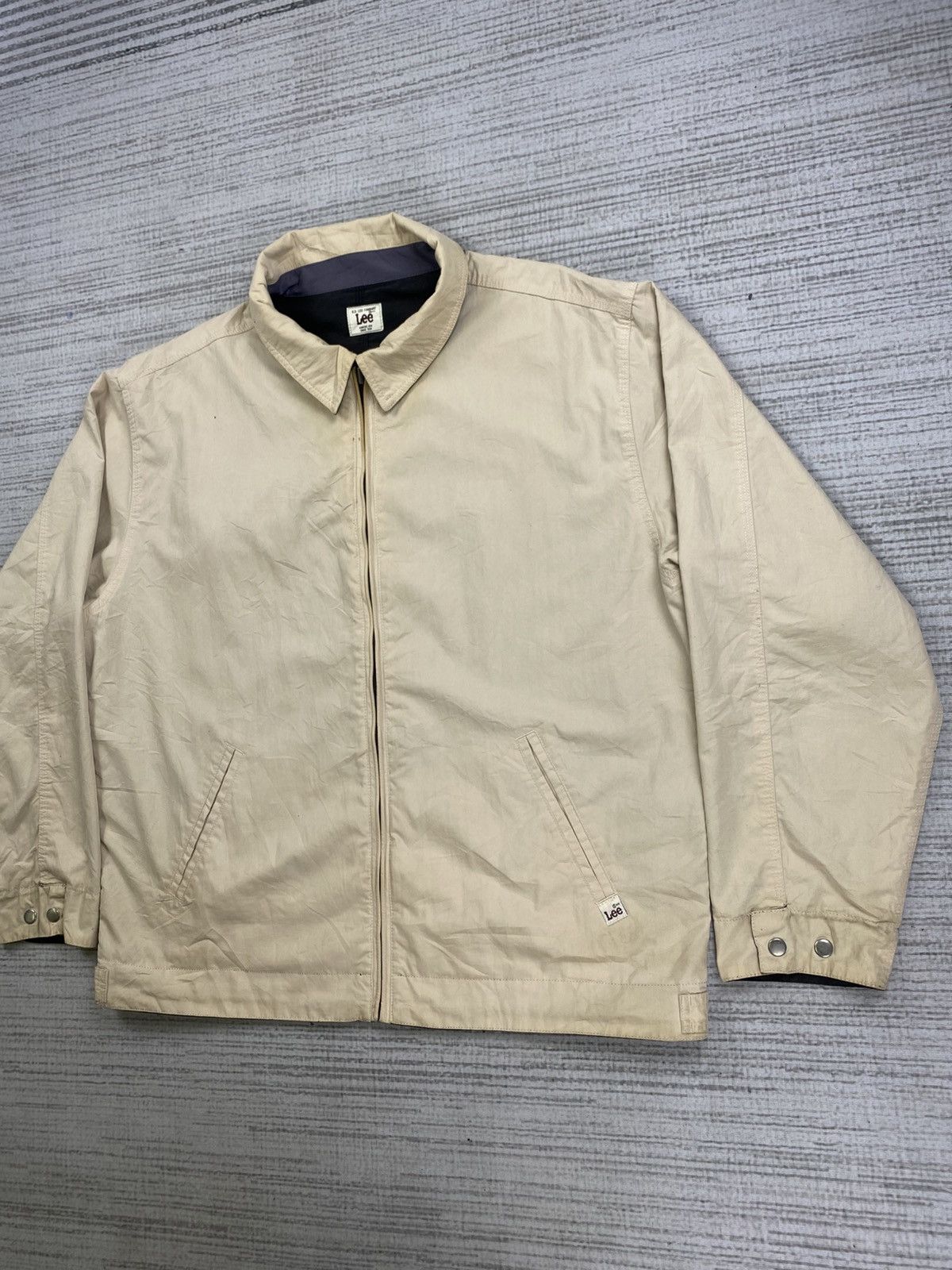 Japanese Brand × Lee × Vintage Vintage 90s LEE DENIM USA Reversible Jacket Size US XL / EU 56 / 4 - 14 Thumbnail