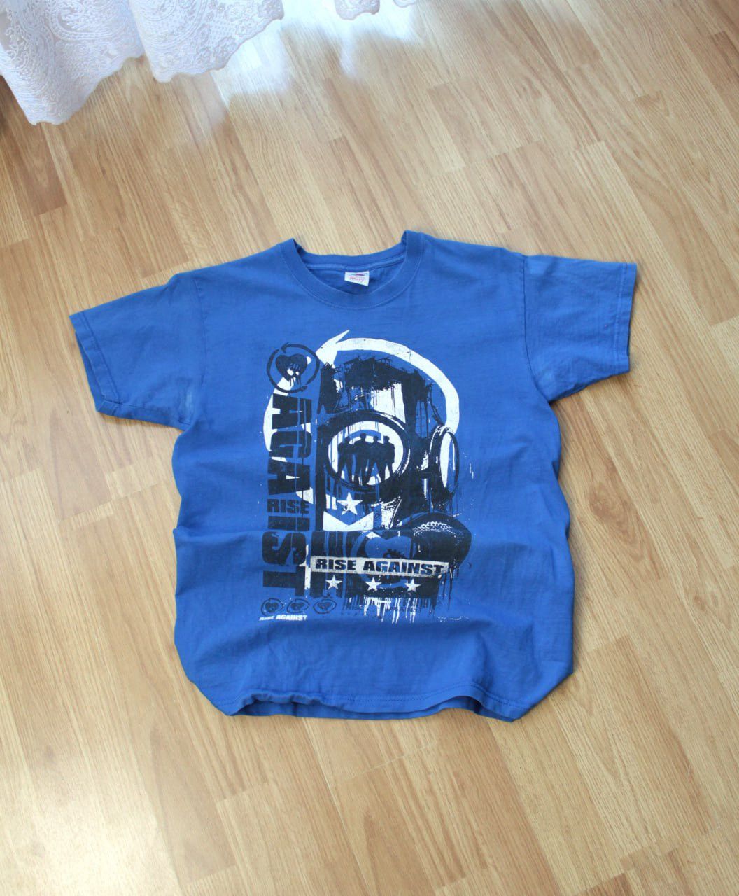 Band Tees 🔥 Rise Against Punk Rock Band Tee Shirt Vintage Blue Size US M / EU 48-50 / 2 - 1 Thumbnail