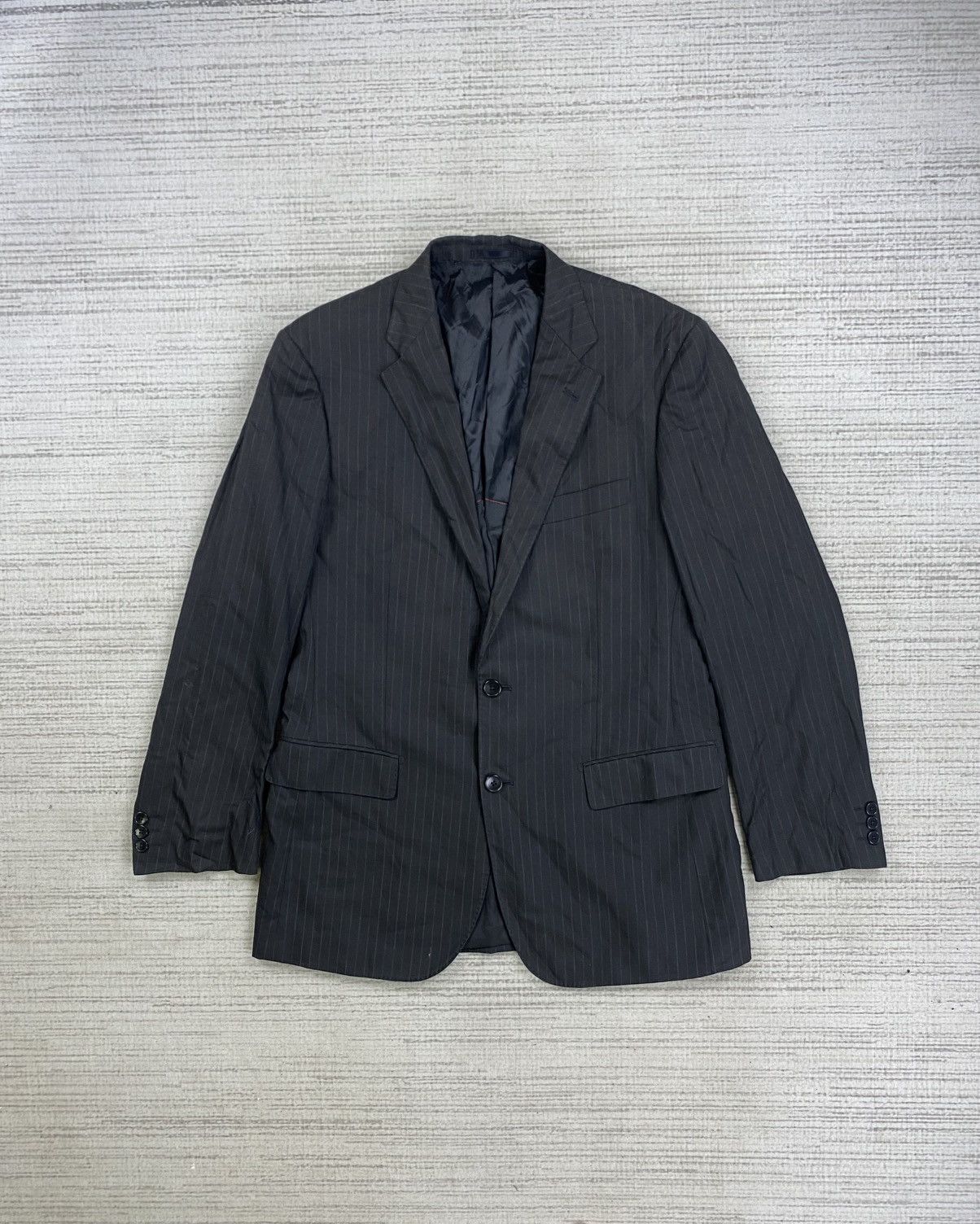 Japanese Brand × Kansai Yamamoto × Vintage Vintage Kansai Yamamoto Double Button Blazer Jacket Size US M / EU 48-50 / 2 - 1 Thumbnail