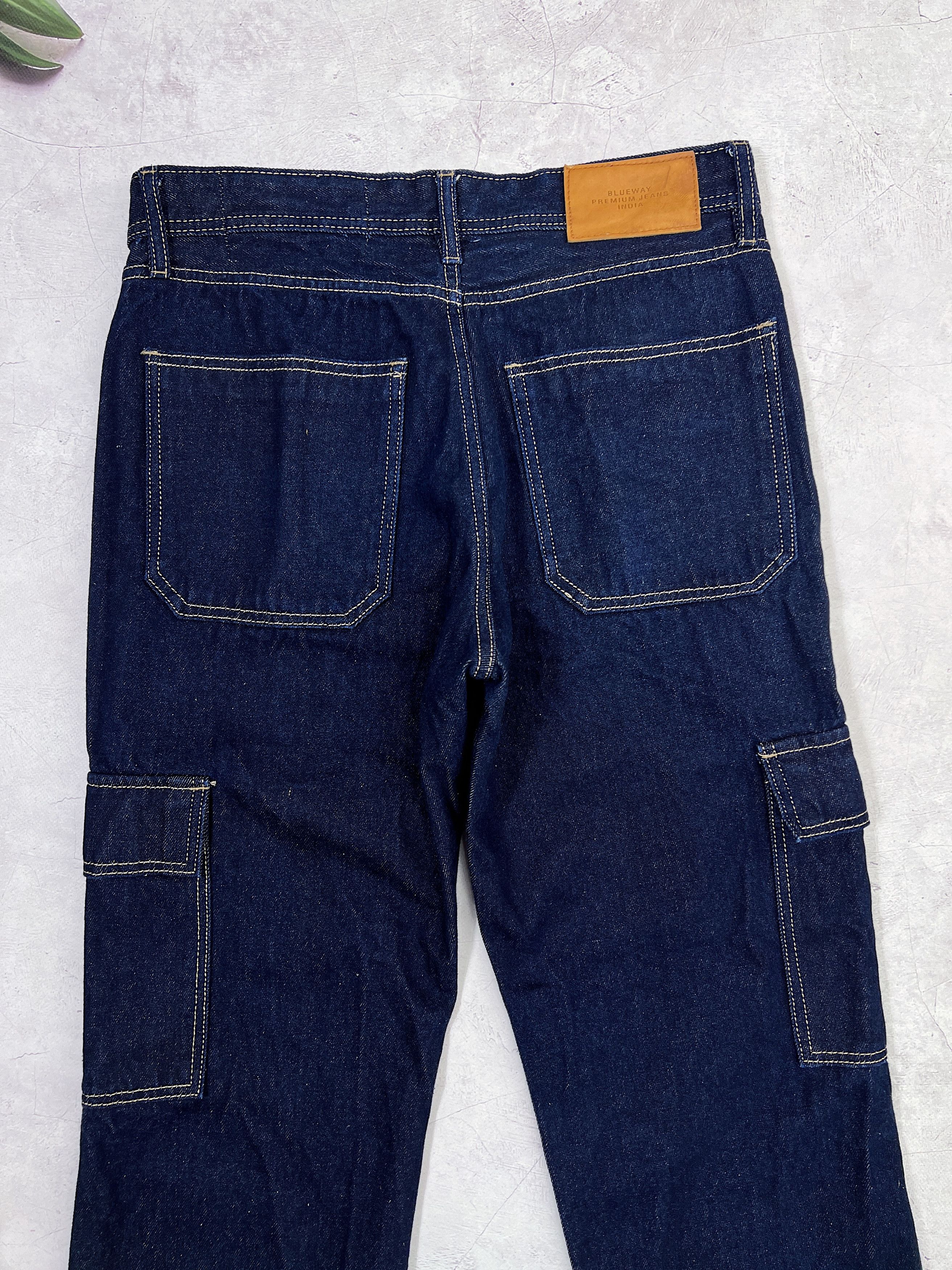 Blue Blue Japan × Japan Blue × Japanese Brand Blue Way Japanese Indigo Denim Cargo Pants Size US 32 / EU 48 - 13 Thumbnail