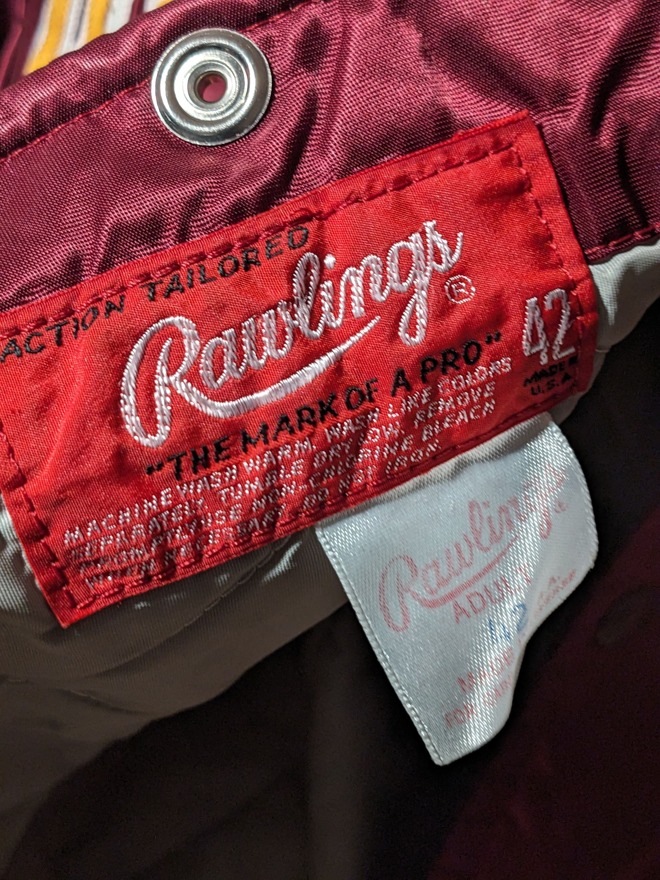 Vintage Vintage 90s Bloomsburg University Rawlings Size 42 Jacket Size US L / EU 52-54 / 3 - 6 Thumbnail