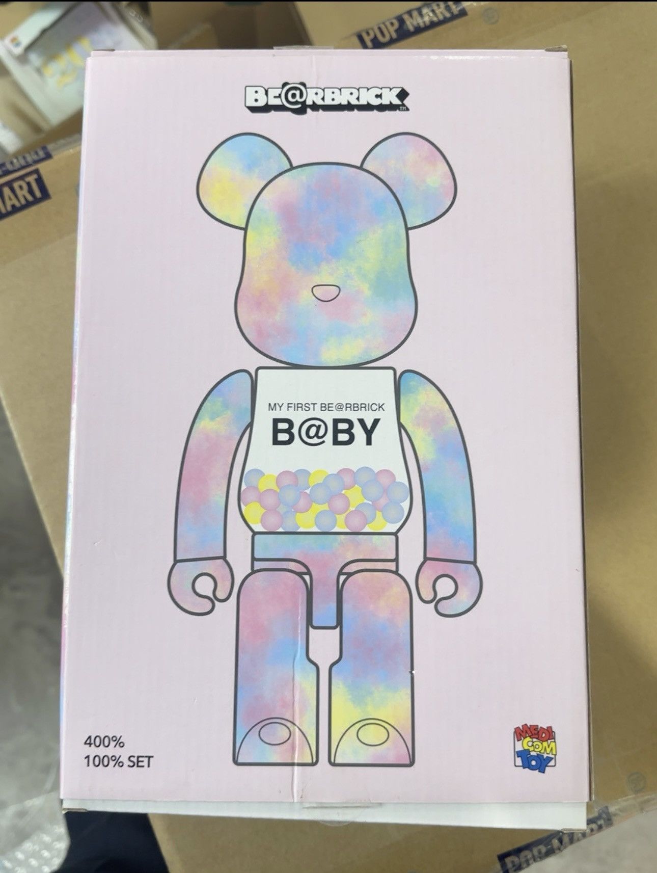 Japanese Brand × Medicom Toy Bearbrick Fashion Macau My First Baby 100% & 400% Set Size ONE SIZE - 4 Thumbnail