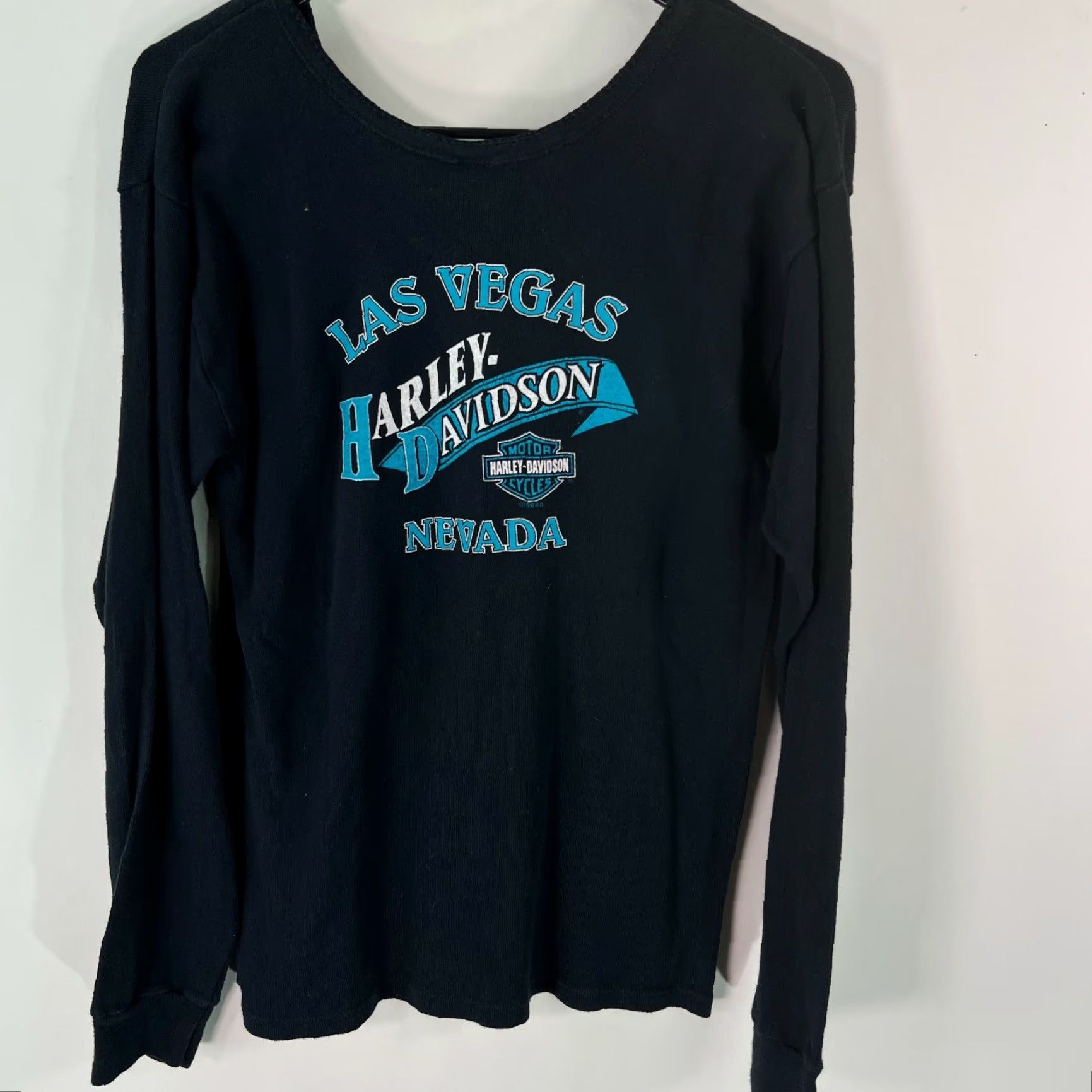 Harley Davidson Harley Davidson Motorcycles Las Vegas Mens Graphic Print Black T Shirt XL - Harley Davidson Shirt Mens Black Graphic Tee XL Size US XL / EU 56 / 4 - 2 Thumbnail