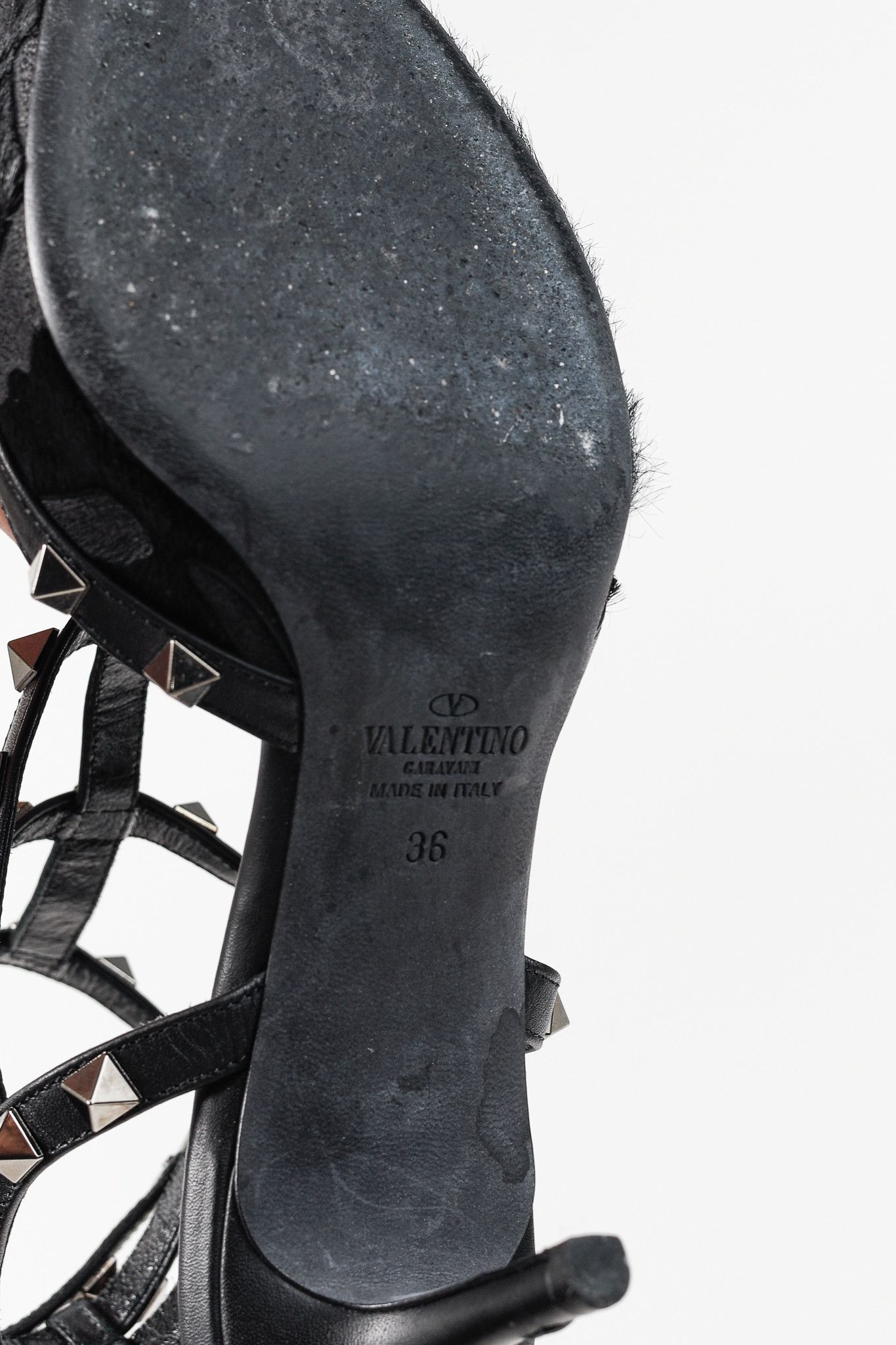 Valentino Valentino Garavani Rockstud Animal-Print Calf Hair Heels Size US 5.5 / IT 35.5 - 5 Thumbnail