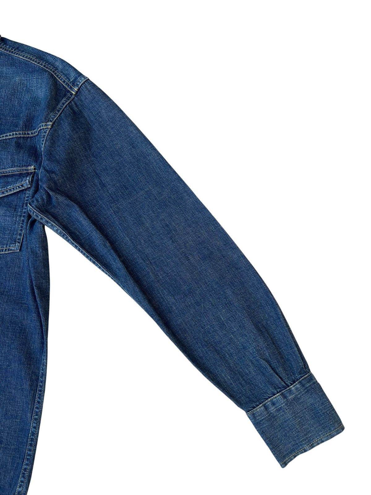 Levi's Vintage 2000 Levi’s Longhorn Snap Button Denim Western Shirt Size US L / EU 52-54 / 3 - 10 Thumbnail