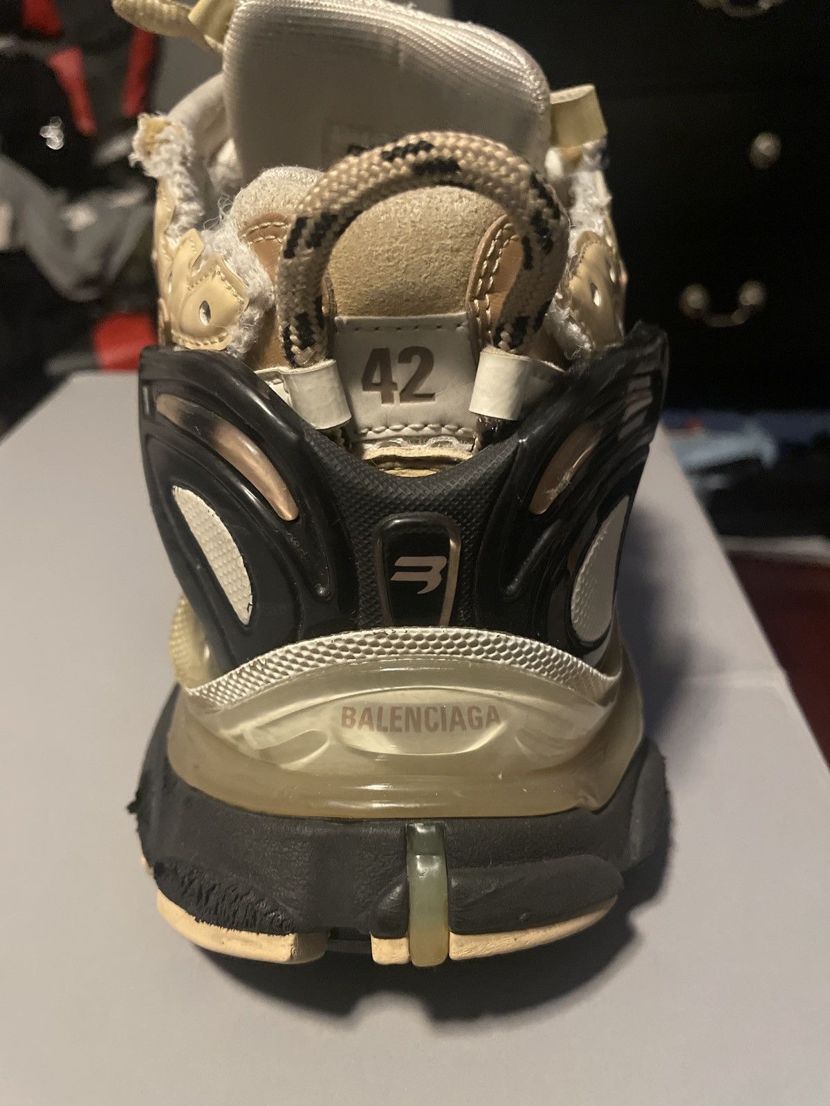 Balenciaga Four-Color Balenciaga Beige Runners Size US 9 / EU 42 - 4 Thumbnail