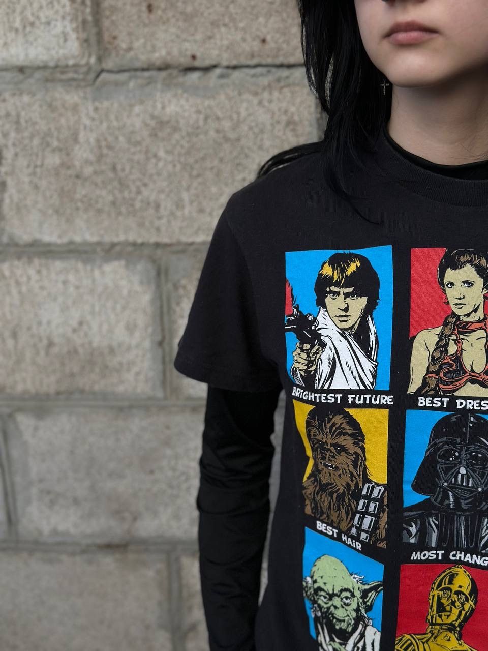 Star Wars VTG Adult Band T-shirts Big Logo Joke Star Wars Y2K 00s USA Size US S / EU 44-46 / 1 - 6 Thumbnail