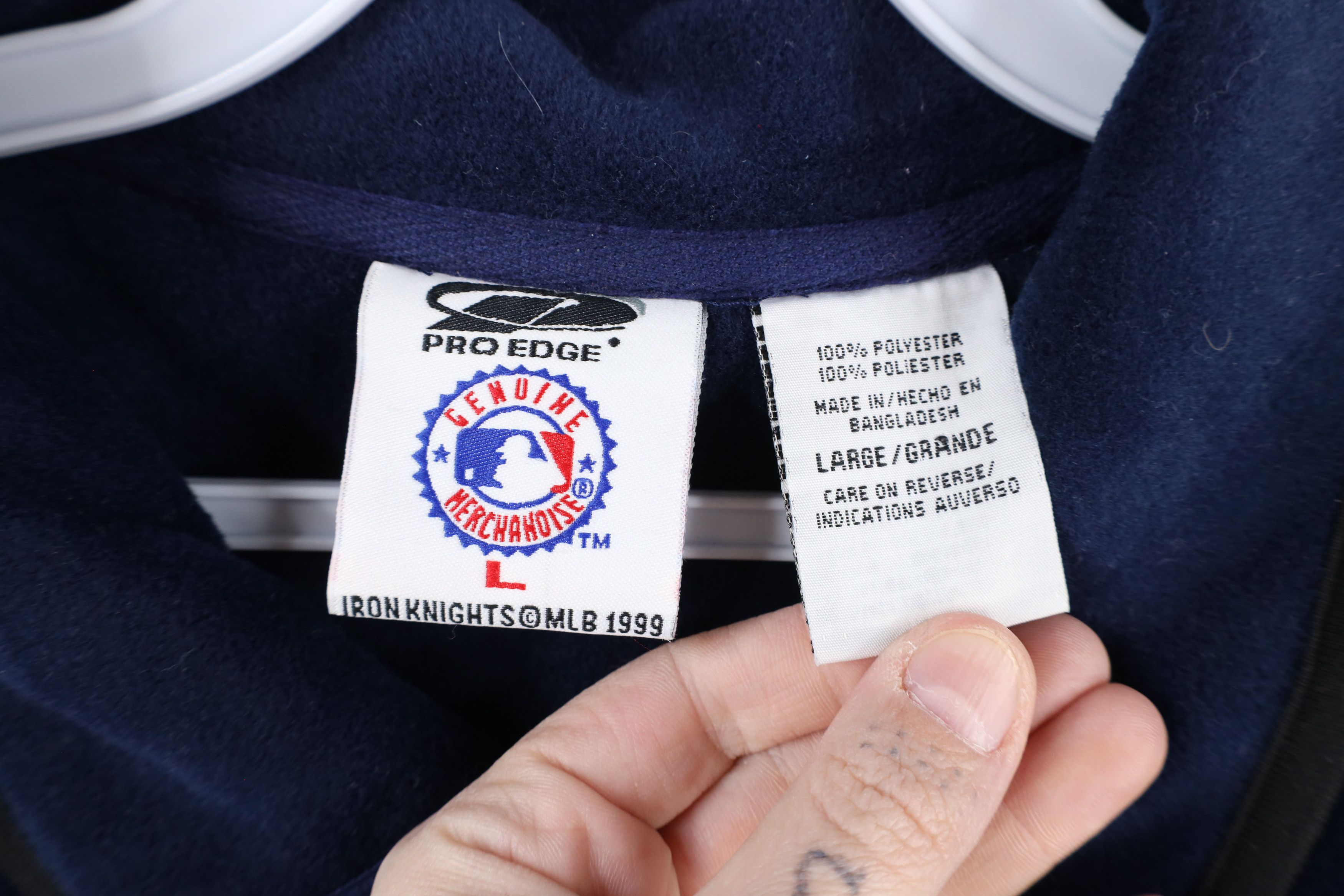Vintage Vintage 90s Cleveland Indians Baseball Fleece Vest Jacket Size US L / EU 52-54 / 3 - 8 Thumbnail