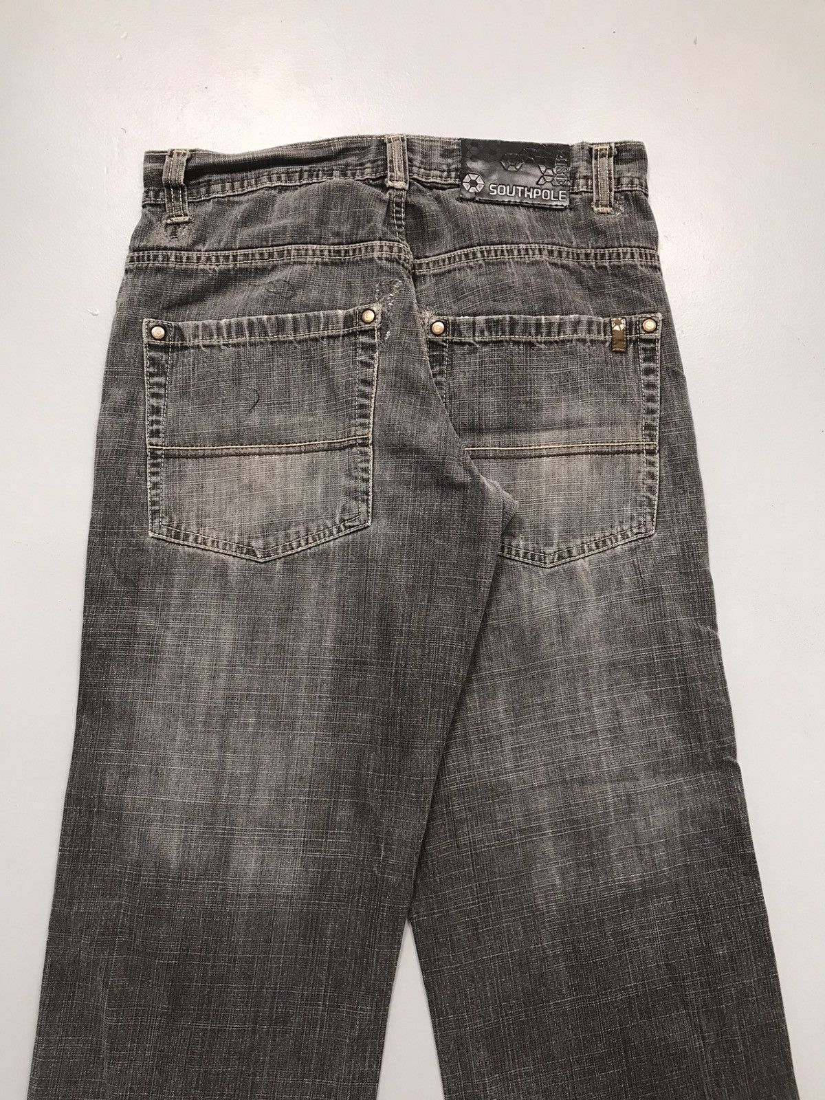 Southpole Vintage SouthPole faded brown tab denim Size US 32 / EU 48 - 12 Thumbnail