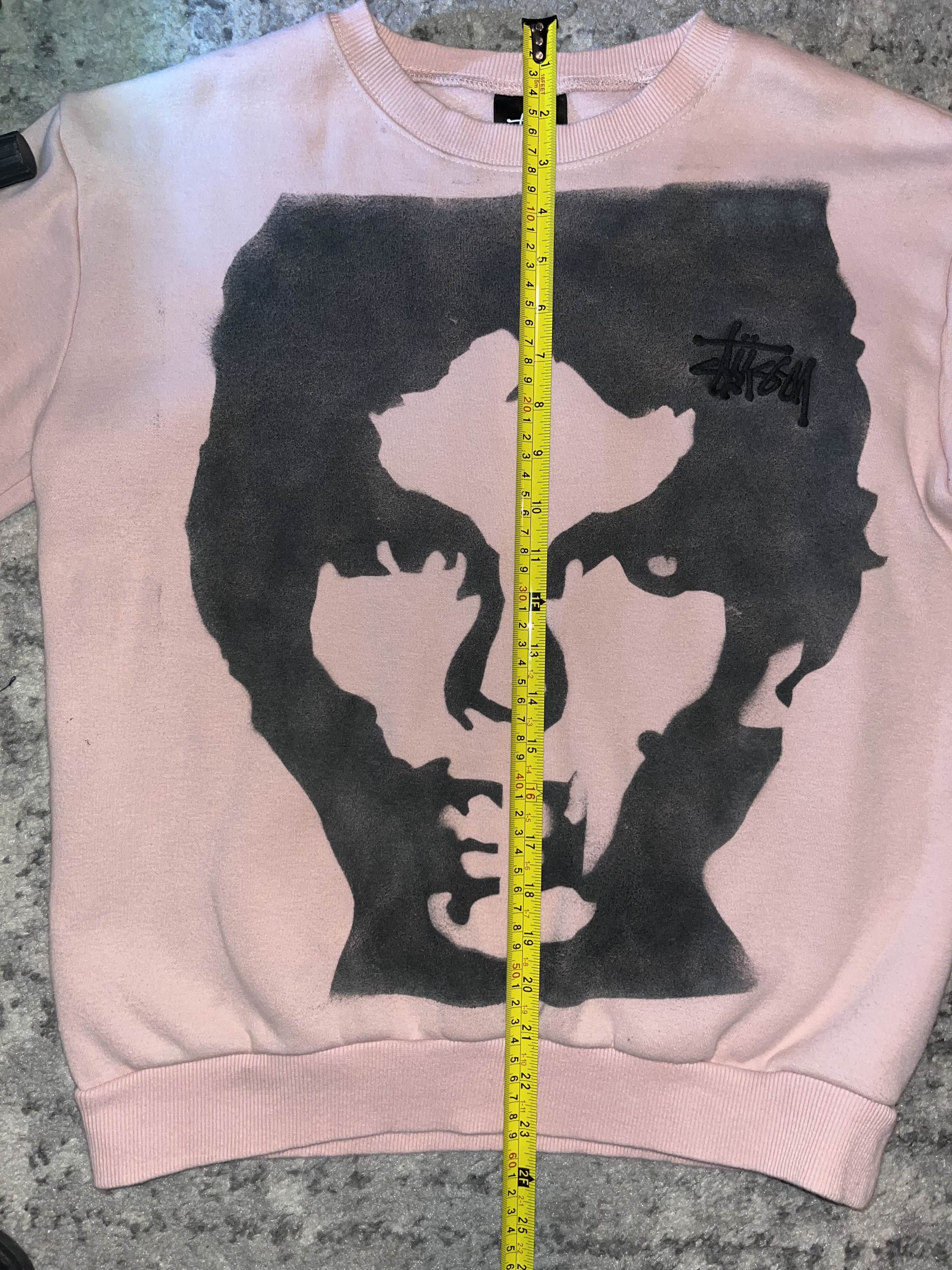 Stussy Custom Night Stalker Stussy Pink Sweatshirt Size US S / EU 44-46 / 1 - 7 Thumbnail