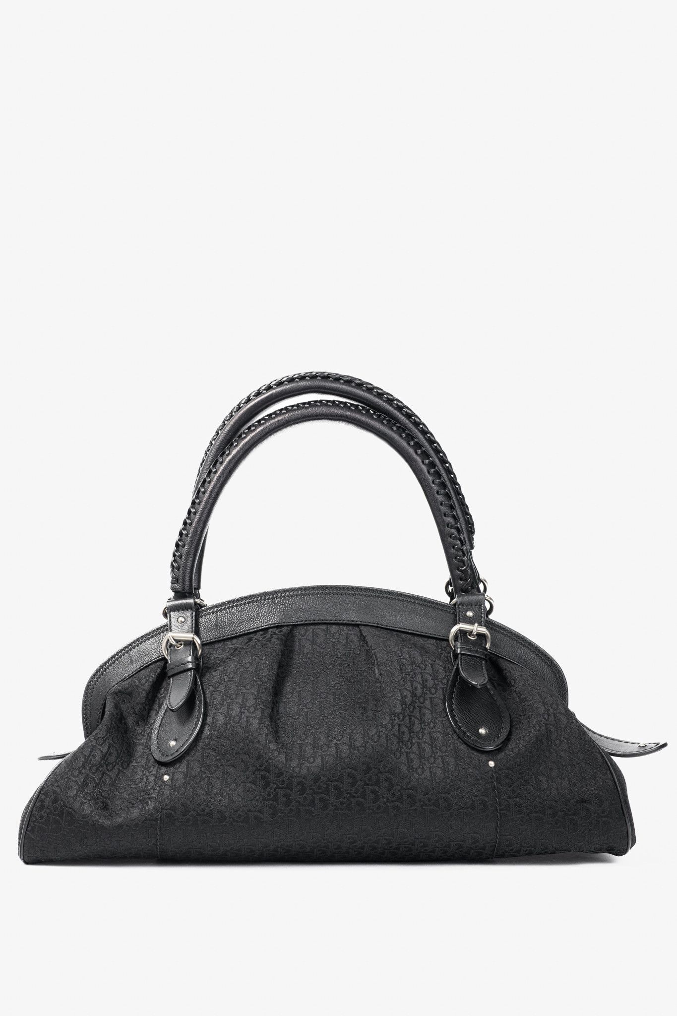 Dior Christian Dior My Dior Black Logo-Jacquard Frame Bag Size ONE SIZE - 4 Thumbnail