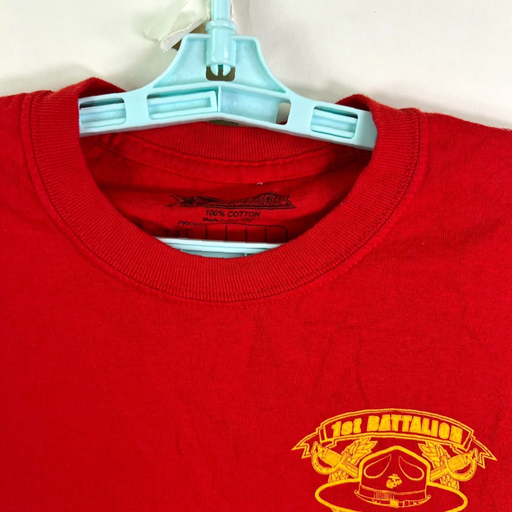 Vintage VINTAGE FRONTLINE Men T-Shirt S Red Graphic Print Astro Boy Military Logo Short Sleeve Cotton Size US S / EU 44-46 / 1 - 3 Thumbnail