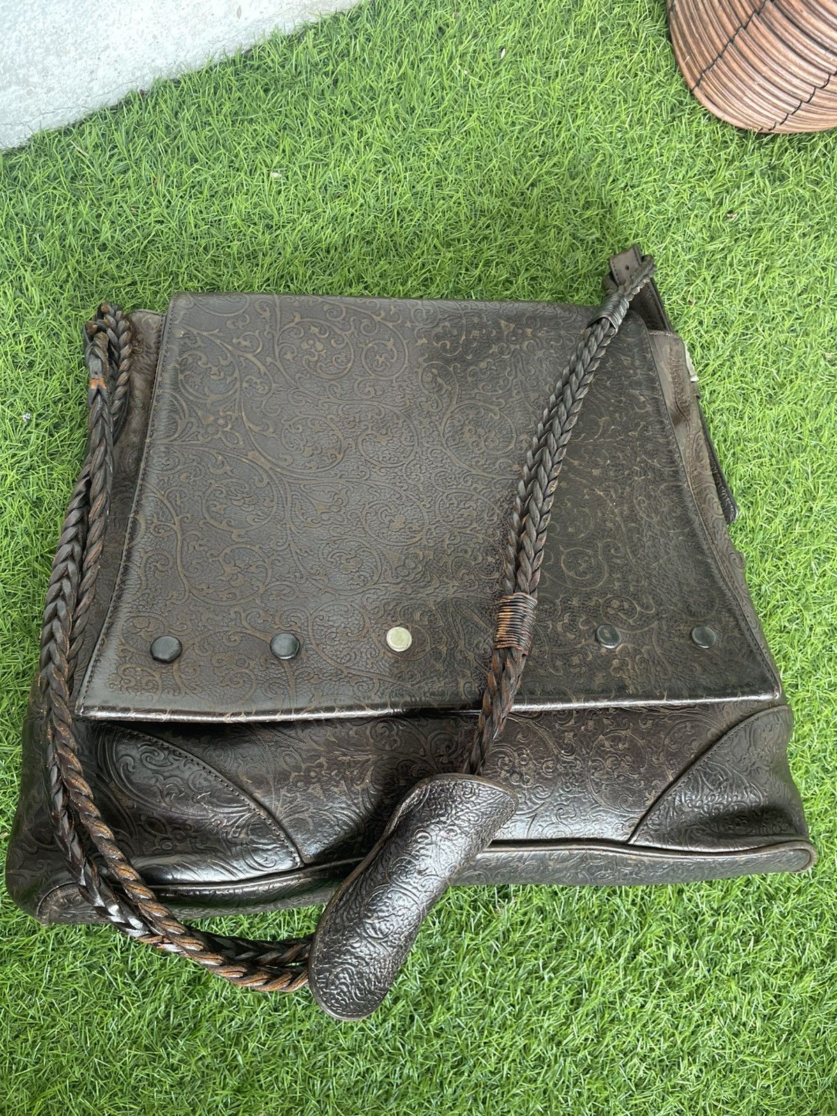 Leather Authentic HIROKO HAYASHI leather Art Shoulder bag Size ONE SIZE - 4 Thumbnail