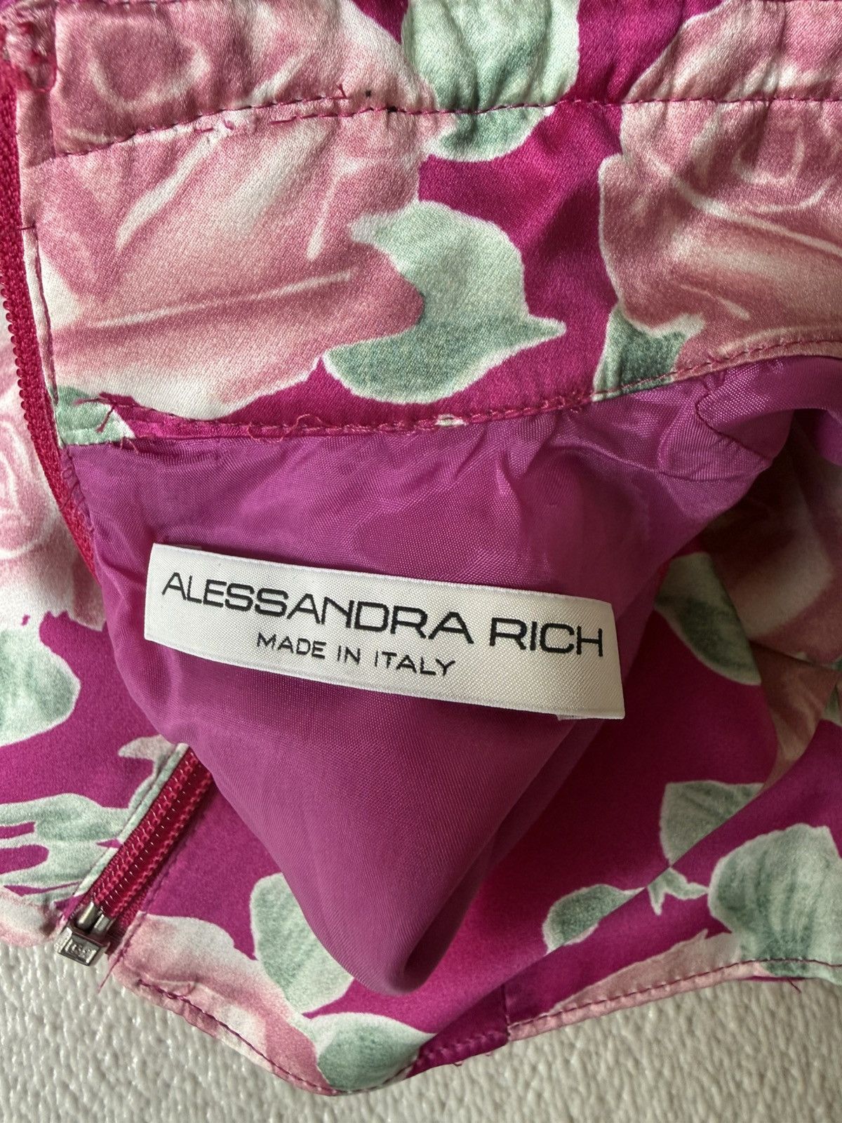 Alessandra Rich Alessandra Rich One of One Custom Kimono Dress Set Size XS / US 0-2 / IT 36-38 - 9 Thumbnail