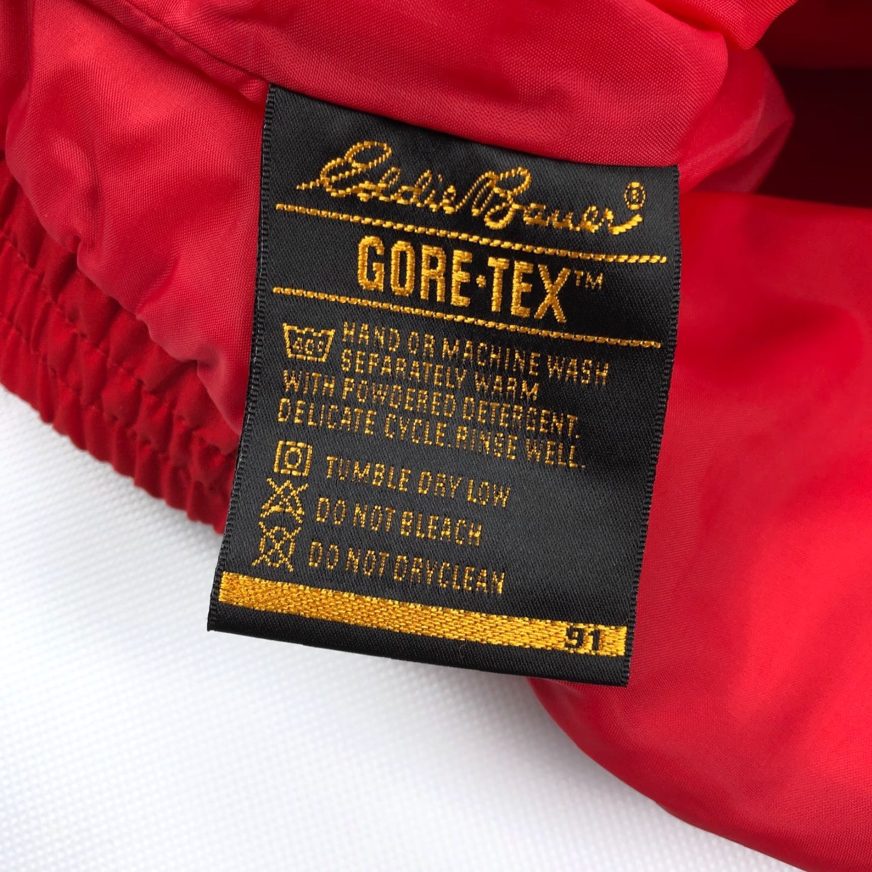 Eddie Bauer VINTAGE Eddie Bauer Anorak Jacket Mens XL Red GoreTex GTX Softshell Windbreaker Rain Jacket Size US XL / EU 56 / 4 - 7 Thumbnail