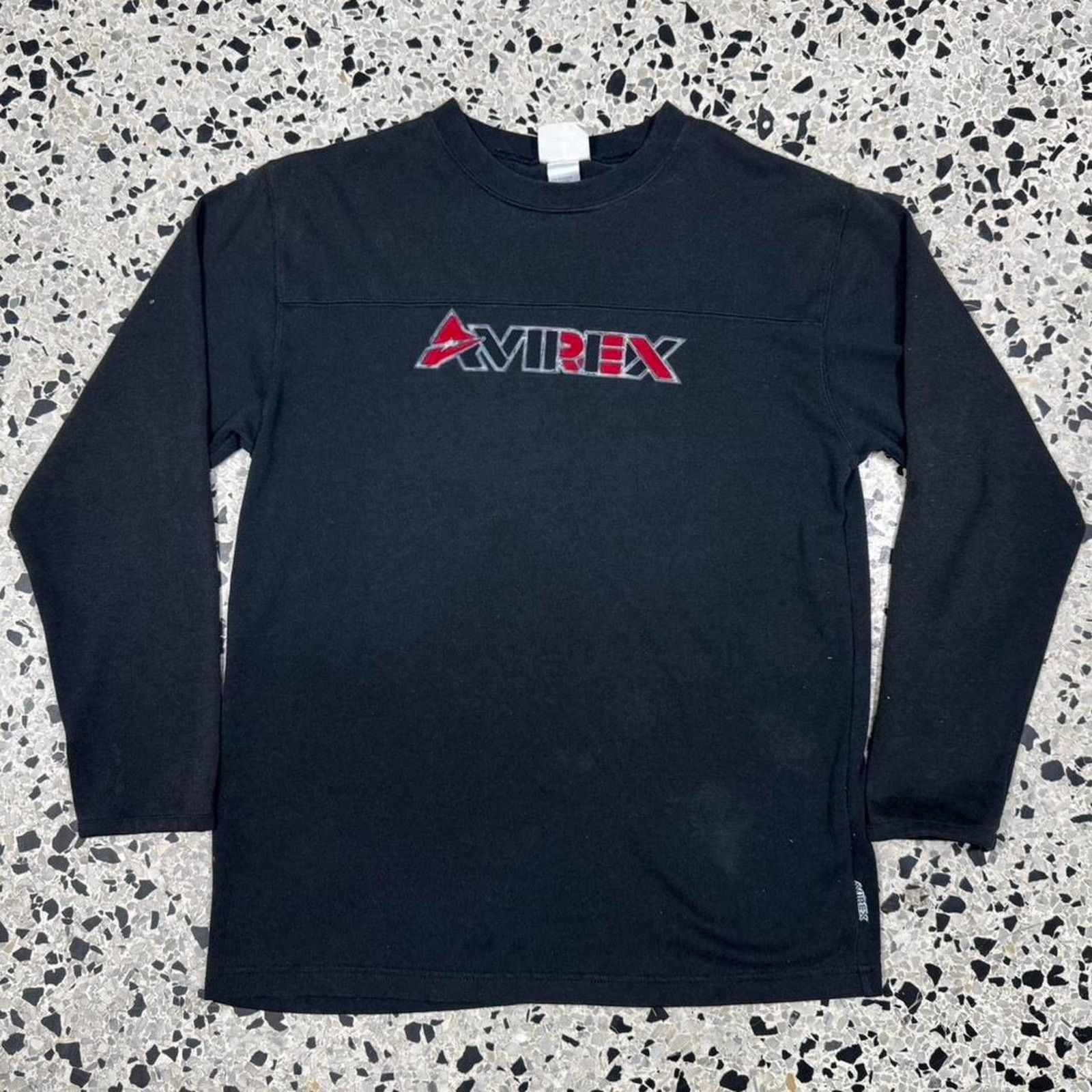 Avirex × Vintage VINTAGE Y2K AVIREX LOGO THERMAL L/S TEE: Size US L / EU 52-54 / 3 - 1 Thumbnail
