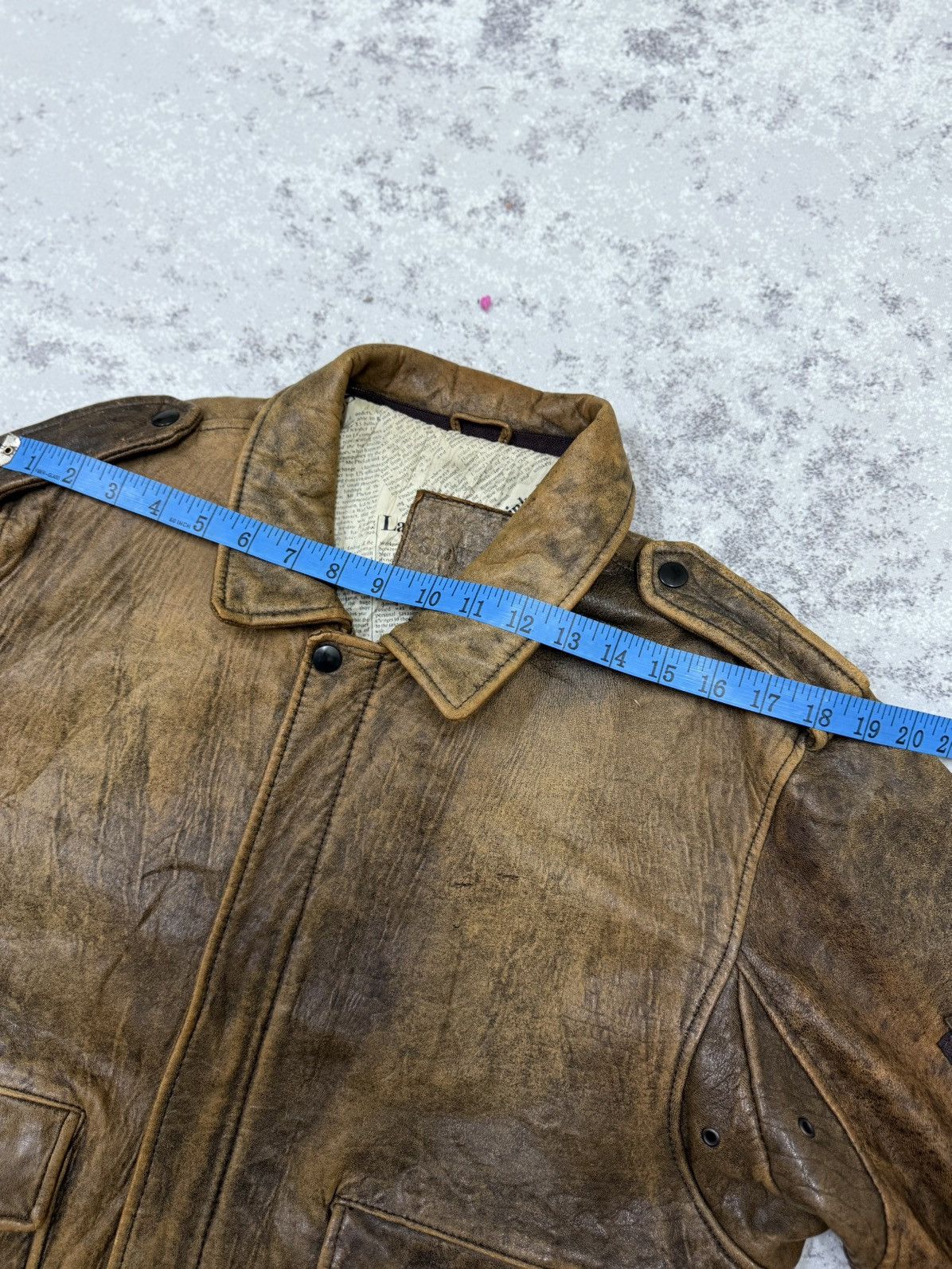 Genuine Leather Vintage Sub Urban Tokyo Leather Jacket Size US L / EU 52-54 / 3 - 18 Thumbnail