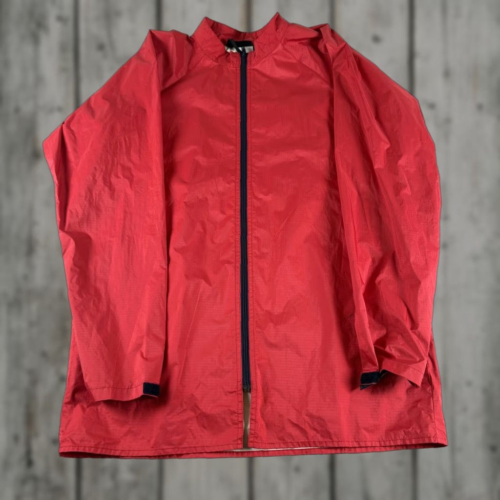 Patagonia Jacket Mens Large Red Lightweight Windbreaker Zip Packable Ripstop