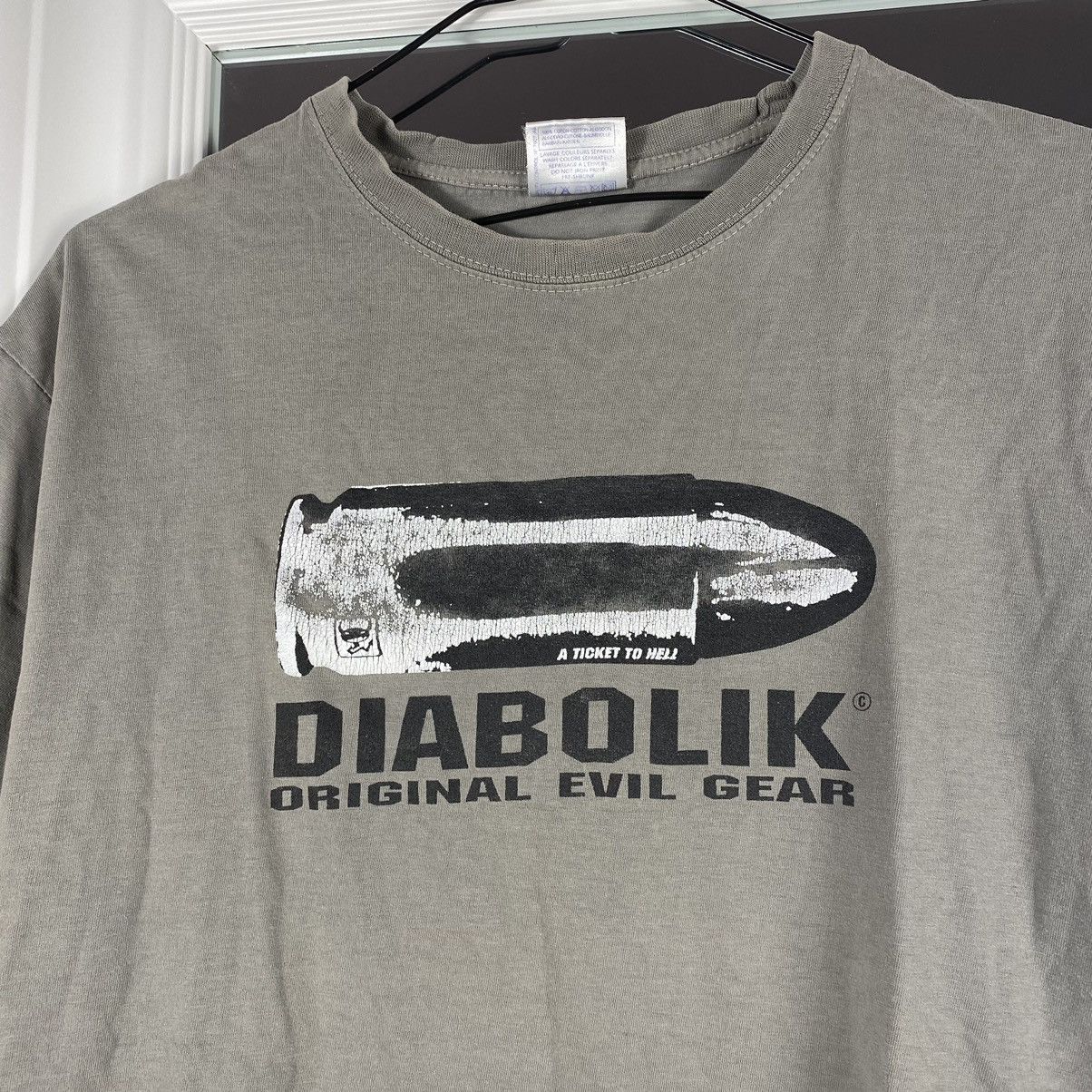 Band Tees DIABOLIK Y2K ORIGINAL EVIL GEAR BRAND BULLET T SHIRT Size US L / EU 52-54 / 3 - 3 Thumbnail