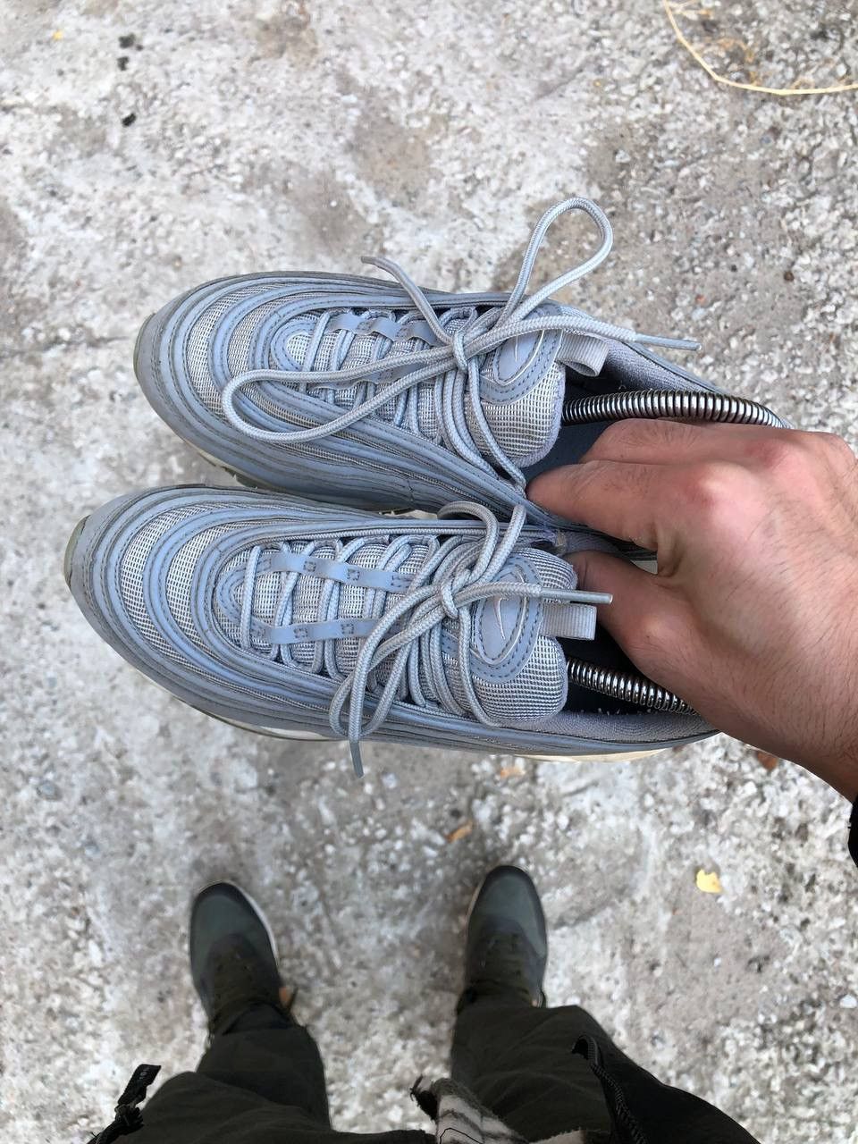 Nike × Vintage VERY RARE NIKE AIR MAX 97 SILVER JAPAN STYLE DESIGNER Y2K Size US 8 / IT 38 - 5 Thumbnail