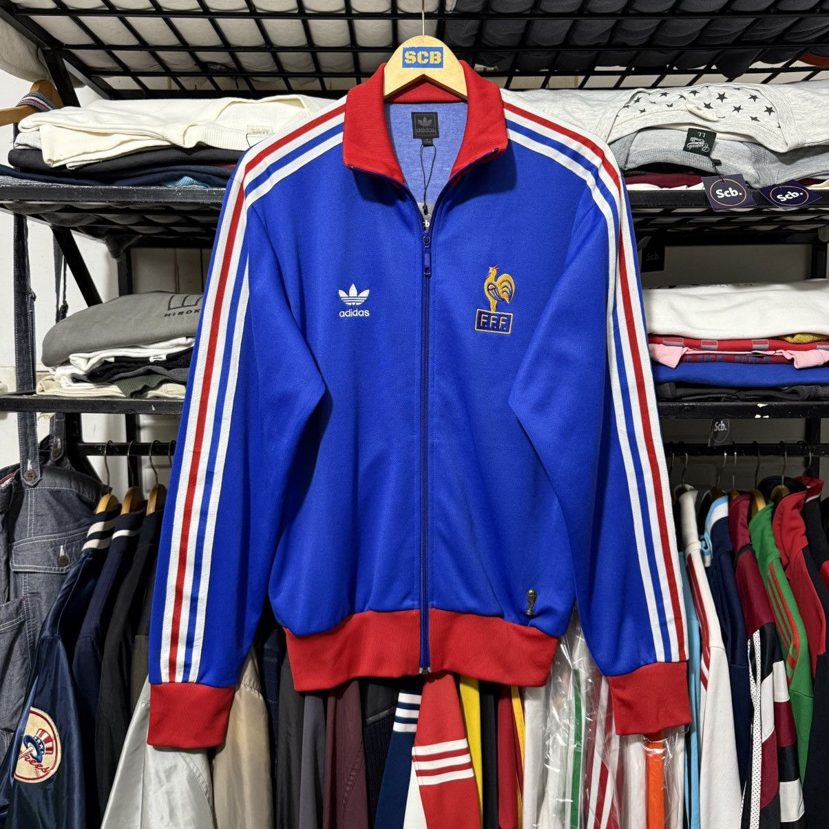 Vintage Adidas france fifa world cup track top Size US M / EU 48-50 / 2 - 8 Thumbnail