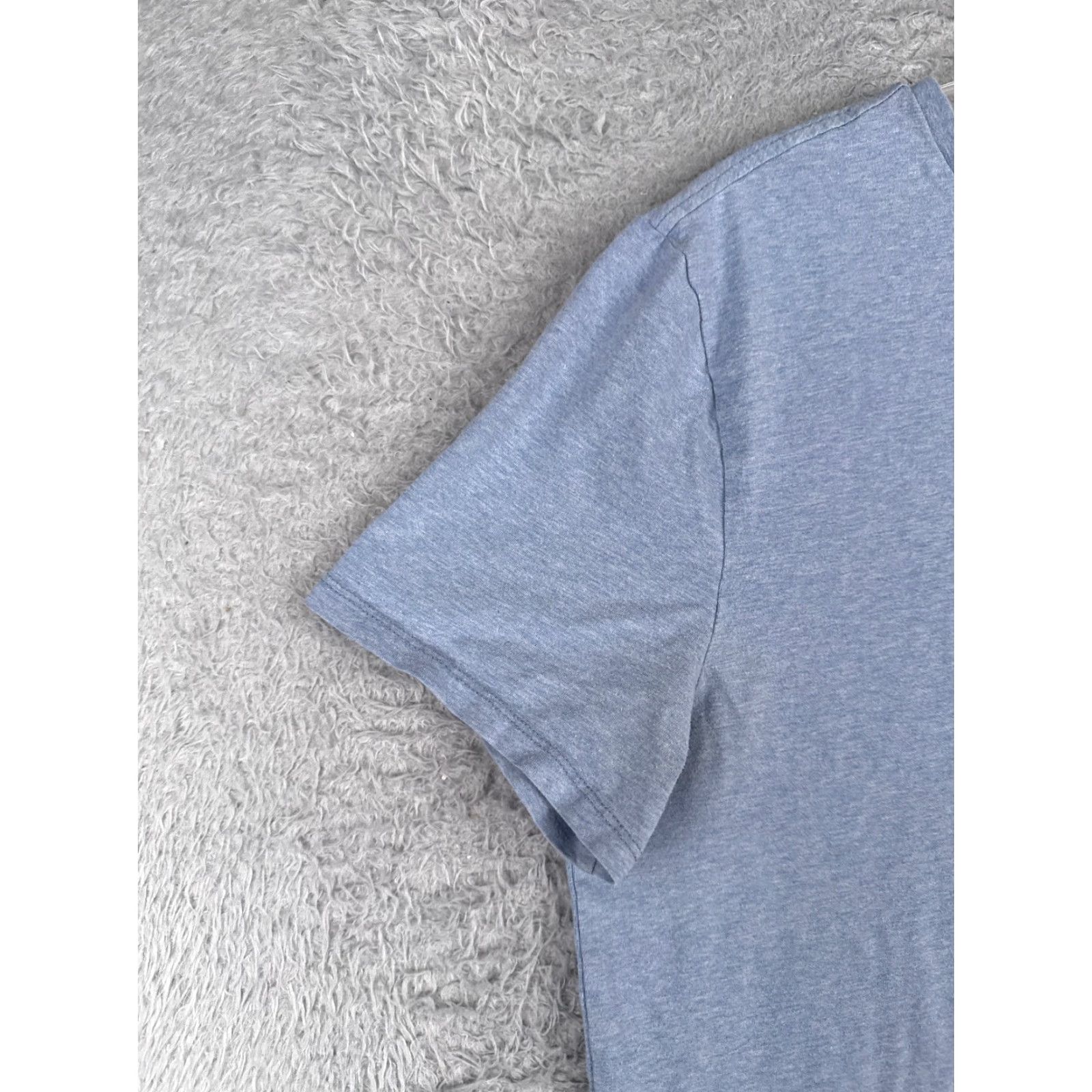 Tommy Hilfiger Tommy Hilfiger Shirt Men Medium Blue Cotton Blend Crew Neck Short Sleeve Designer Size US M / EU 48-50 / 2 - 3 Thumbnail
