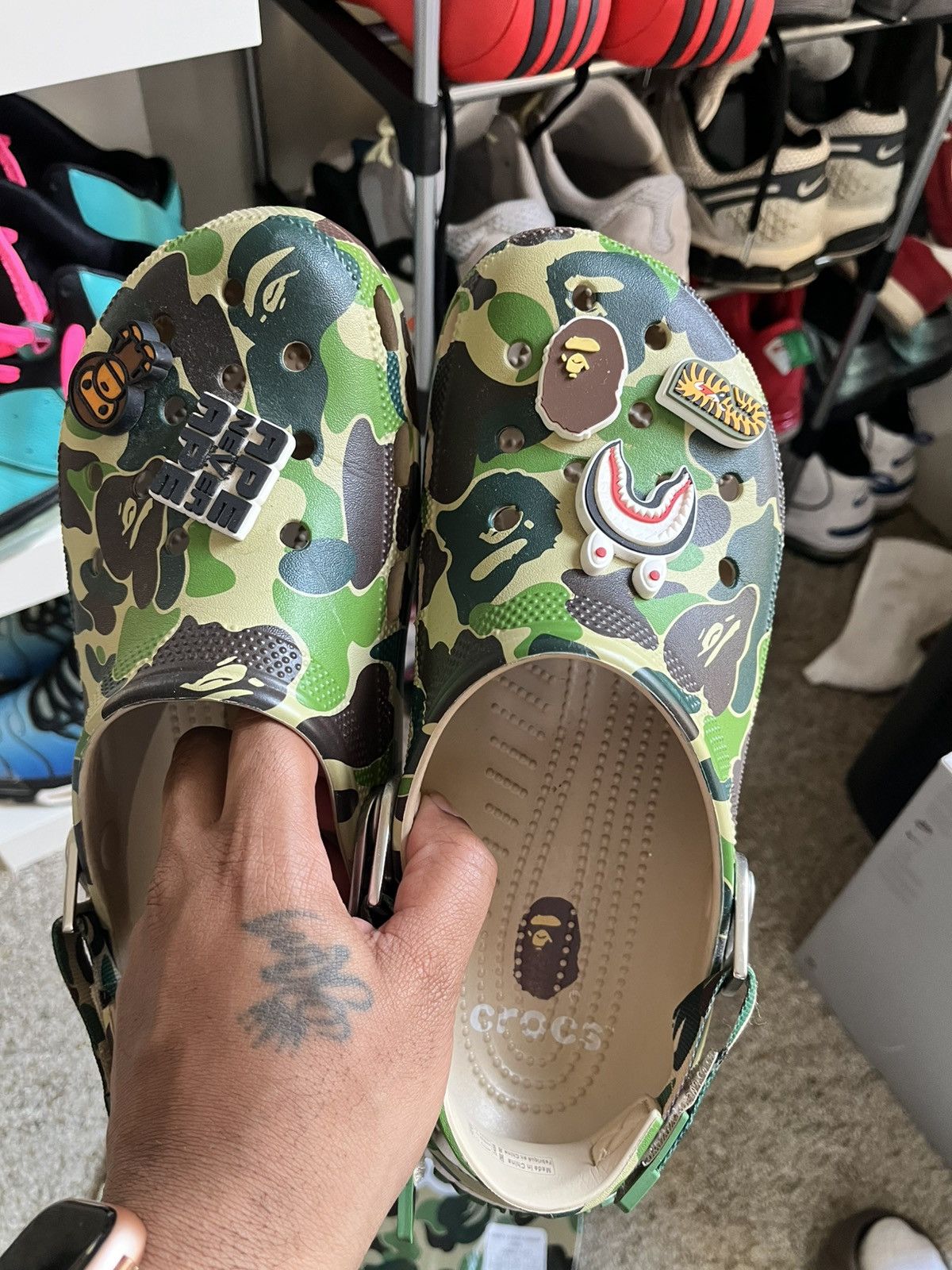 Bape × Crocs Bape crocs Size US 10 / EU 43 - 1 Thumbnail