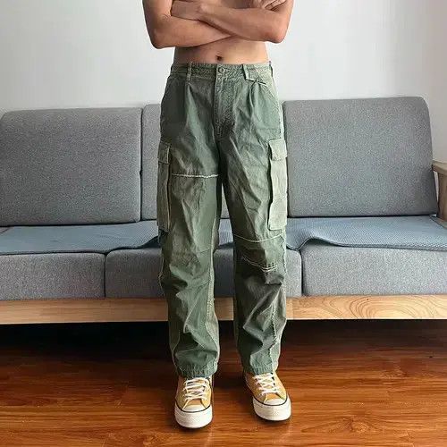 Designer × Japanese Brand multi function outdoor patch patchwork fade cargo pants Size US 36 / EU 52 - 1 Thumbnail