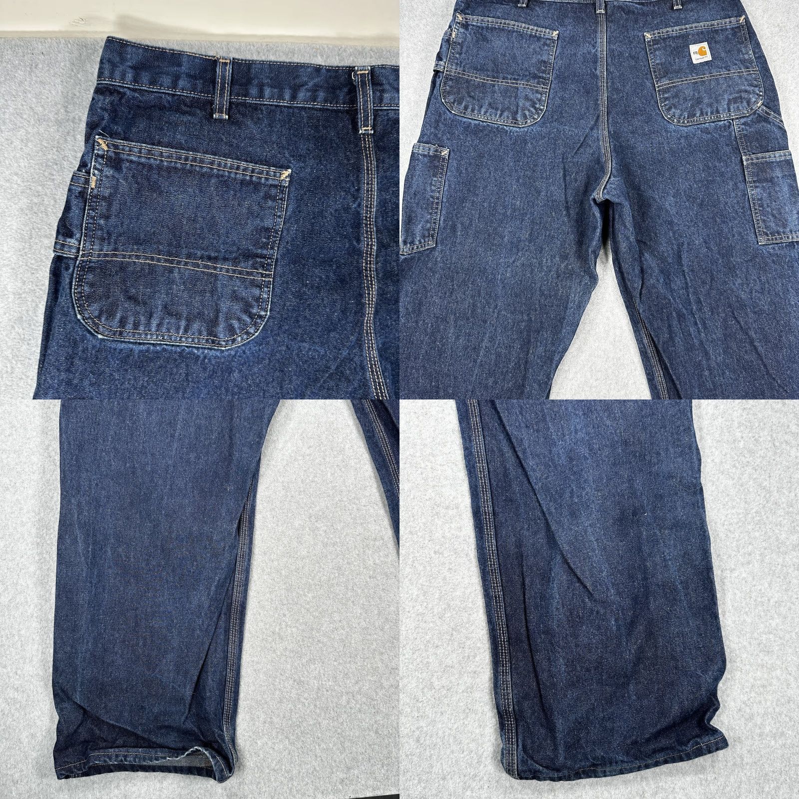 Carhartt Carhartt FR Jeans Mens 38x34 Blue Denim Flame Resistant NFPA 2112 Pants Size US 38 / EU 54 - 9 Thumbnail