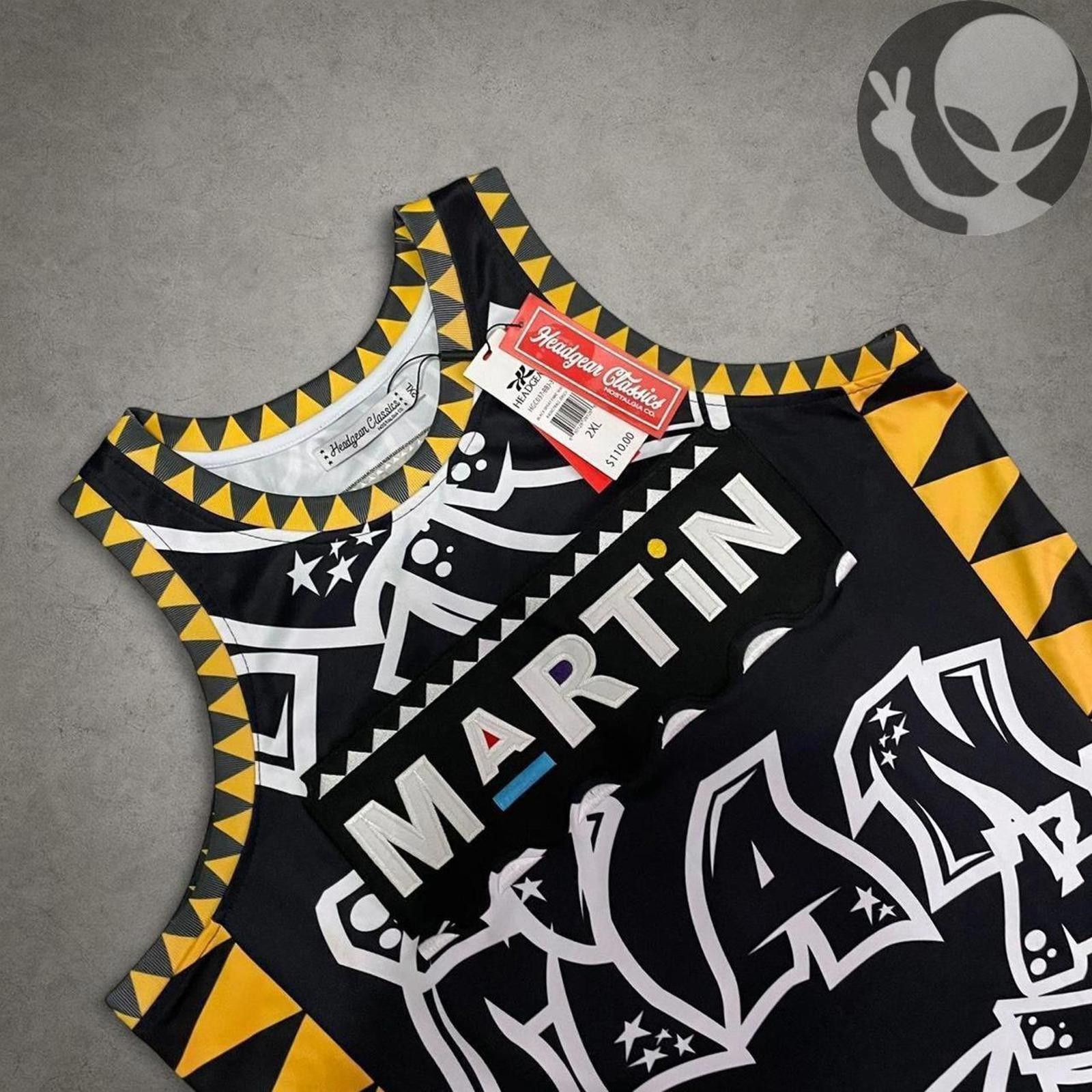 Other Headgear Classics Basketball Jersey 2XL Black Yellow Size US XXL / EU 58 / 5 - 1 Thumbnail