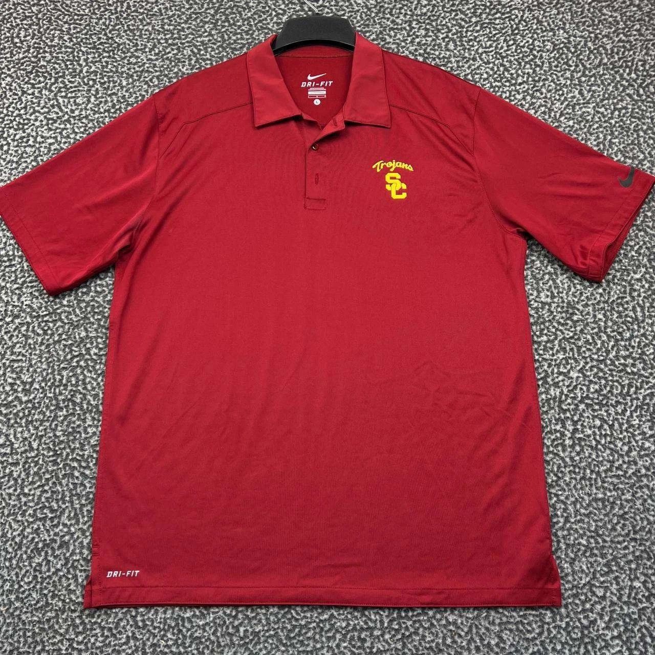 Nike Nike Dri-Fit Polo Shirt Men Red USC Trojans NCAA Collared L Size US L / EU 52-54 / 3 - 1 Thumbnail