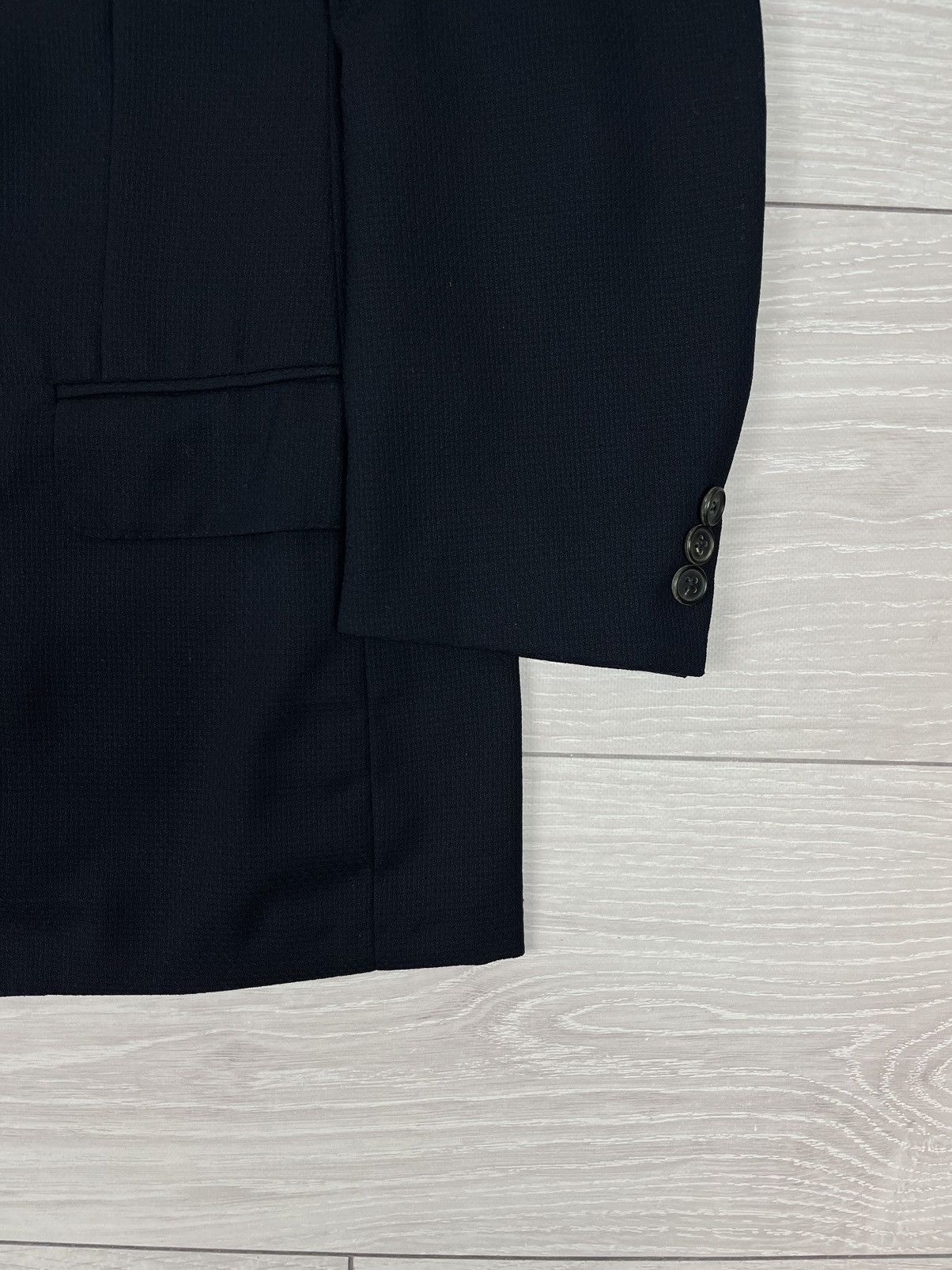Ermenegildo Zegna Ermenegildo Zegna Luxury Blue Wool Two Buttons Blazer Jacket Size 44R - 6 Thumbnail
