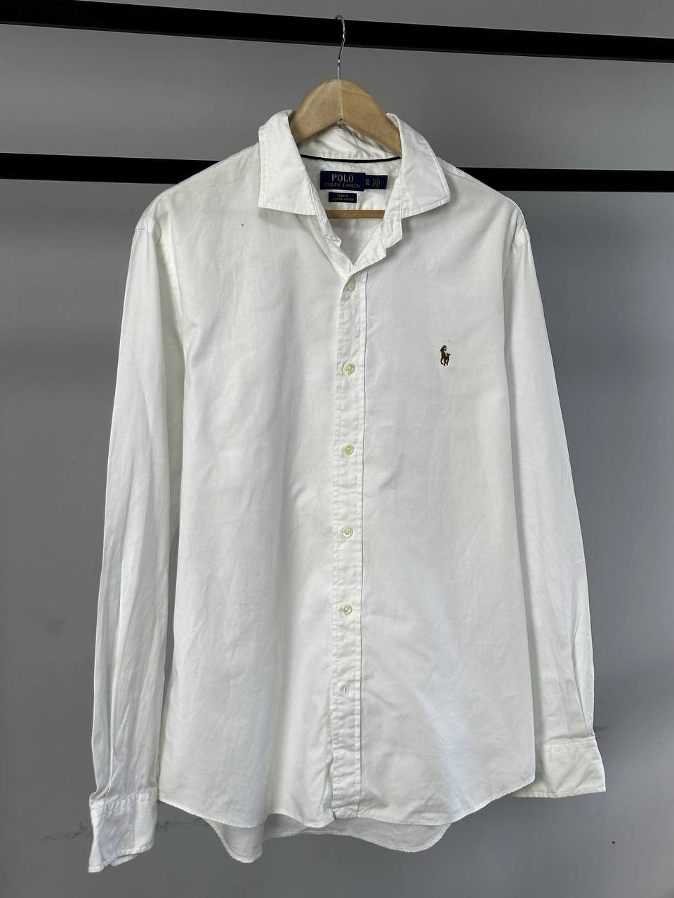 Polo Ralph Lauren Polo Ralph Lauren Luxury White Oxford SHIRT Size US XL / EU 56 / 4 - 1 Thumbnail