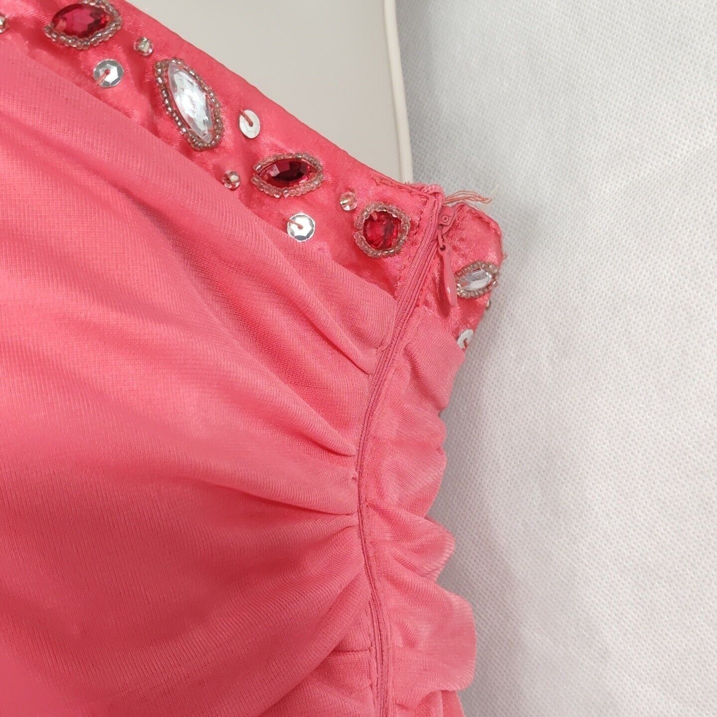 Other Sequin Heart Jeweled Trim Bodycon Sheath Dress Size 11 Size L / US 10 / IT 46 - 4 Thumbnail
