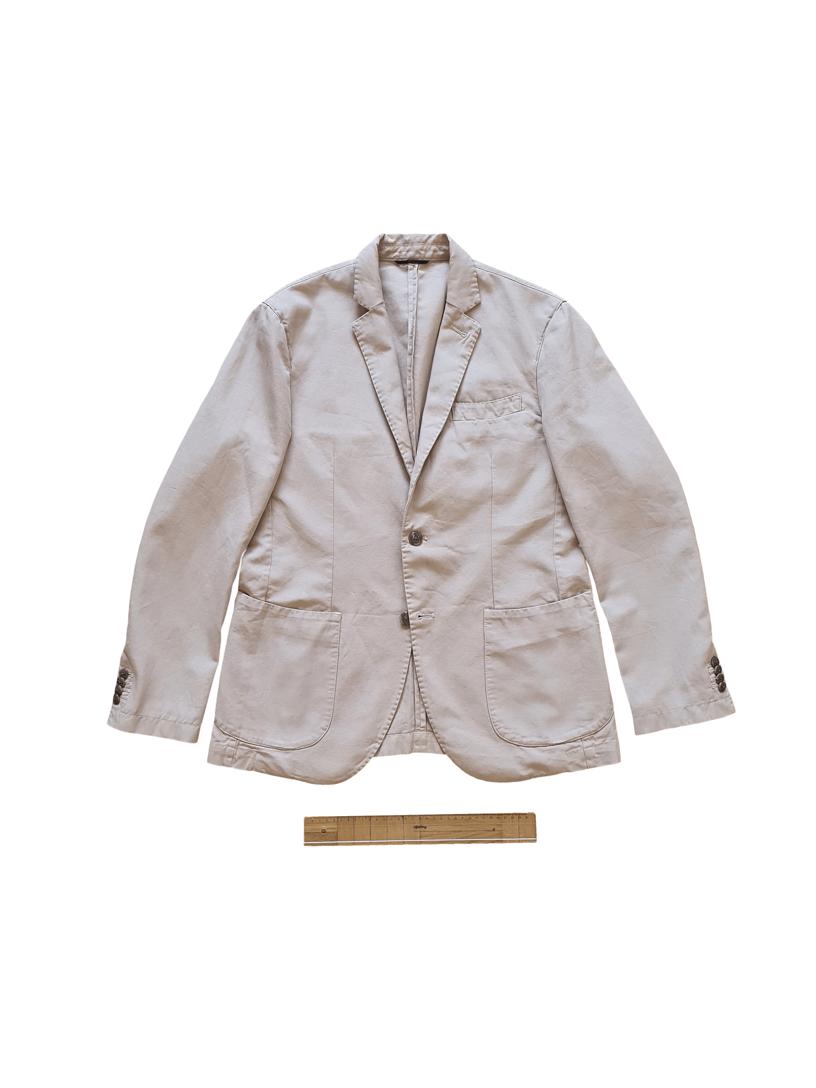 AT.P.CO ALAN Blazer Sports Coat - Slim, Stretch, Cotton-Linen Size 38R - 1 Thumbnail