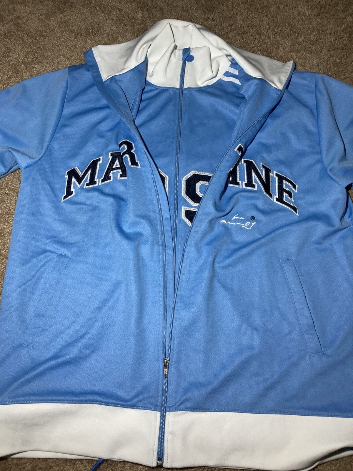 Martine Rose New AW21 Martine Rose Double Track Jacket Vest Logo Baby 90s Size US M / EU 48-50 / 2 - 2 Thumbnail