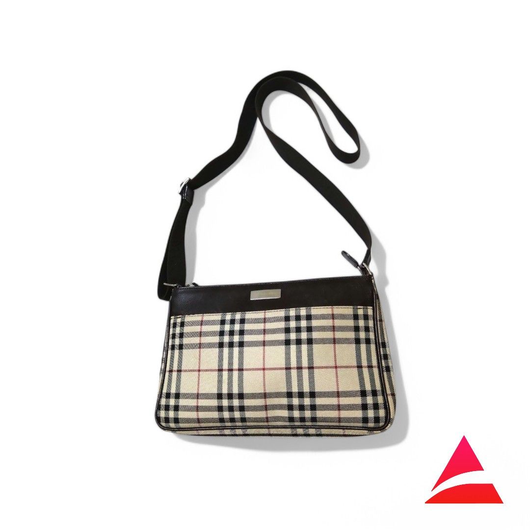 Burberry Burberry - Crossbody Shoulder Bag Nova Check Beige Size ONE SIZE - 1 Thumbnail