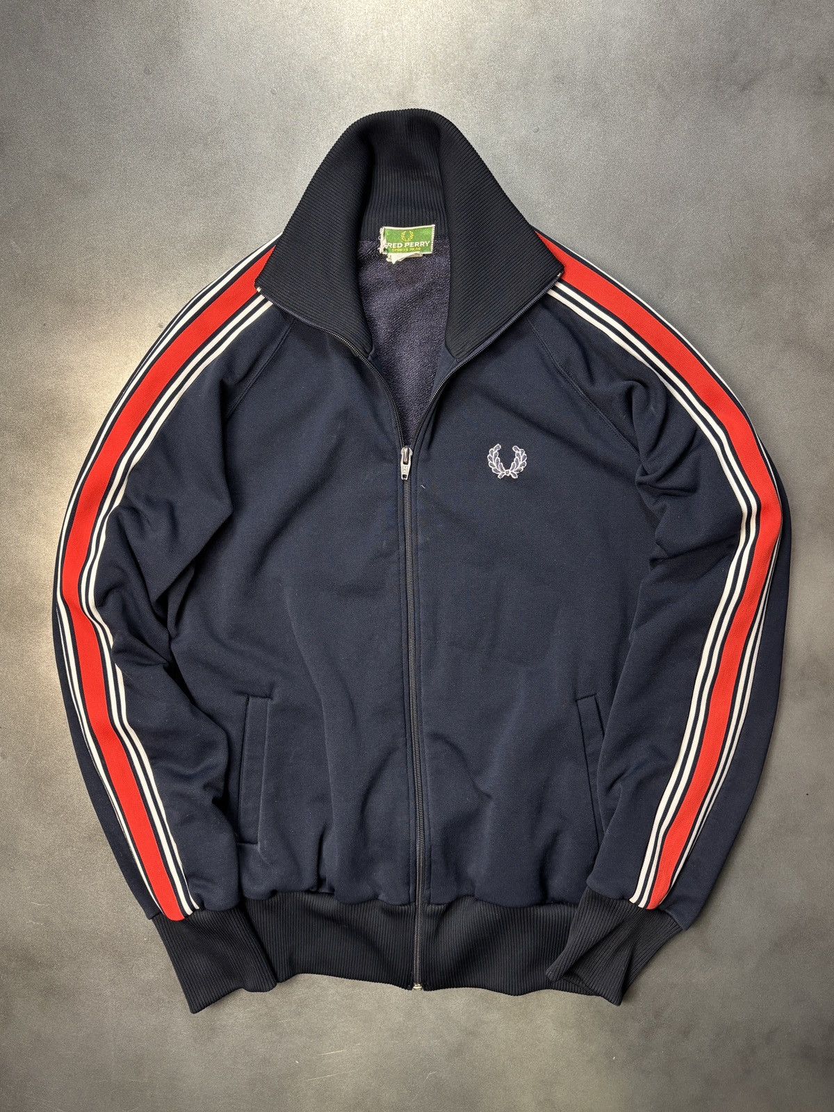 Fred Perry × Vintage Vintage Fred Perry Track Suit Top Made in Japan Sport Turtle Size US S / EU 44-46 / 1 - 13 Thumbnail